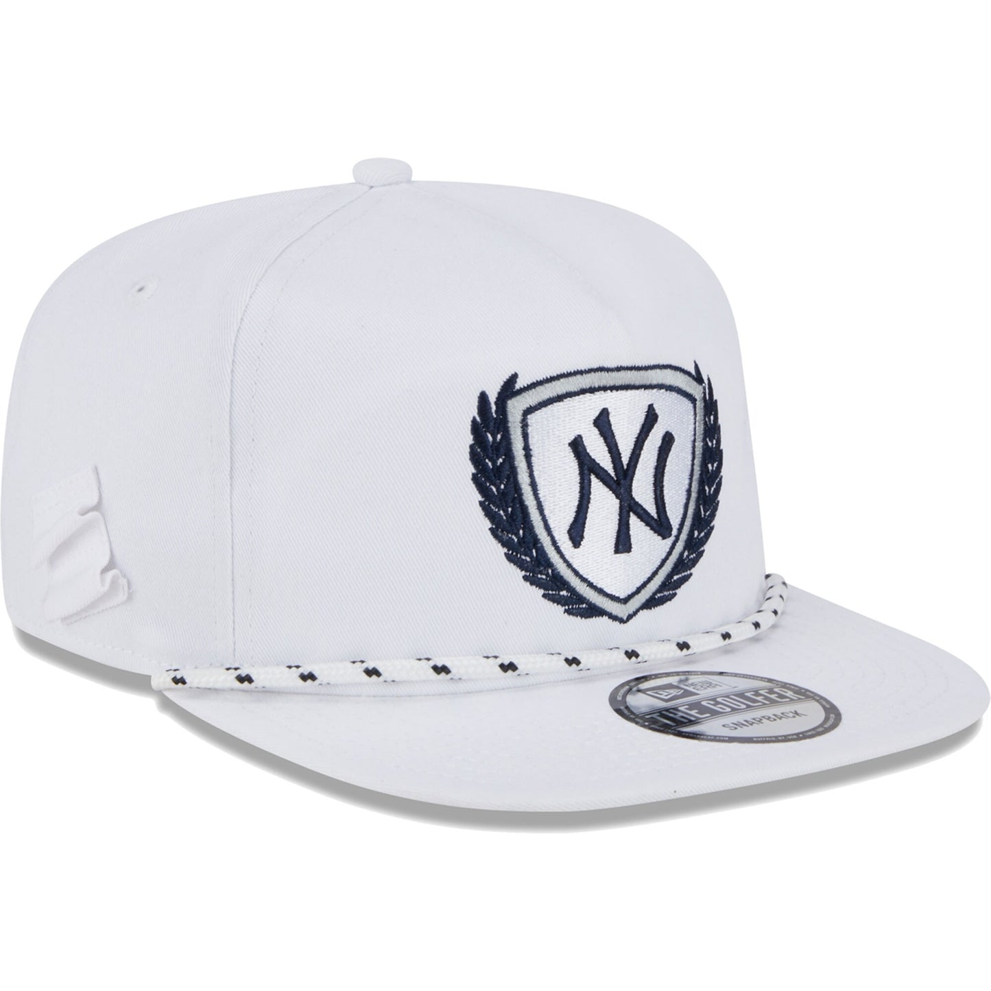 New York Yankees New Era Golfer Tee 9FIFTY Snapback Hat - White