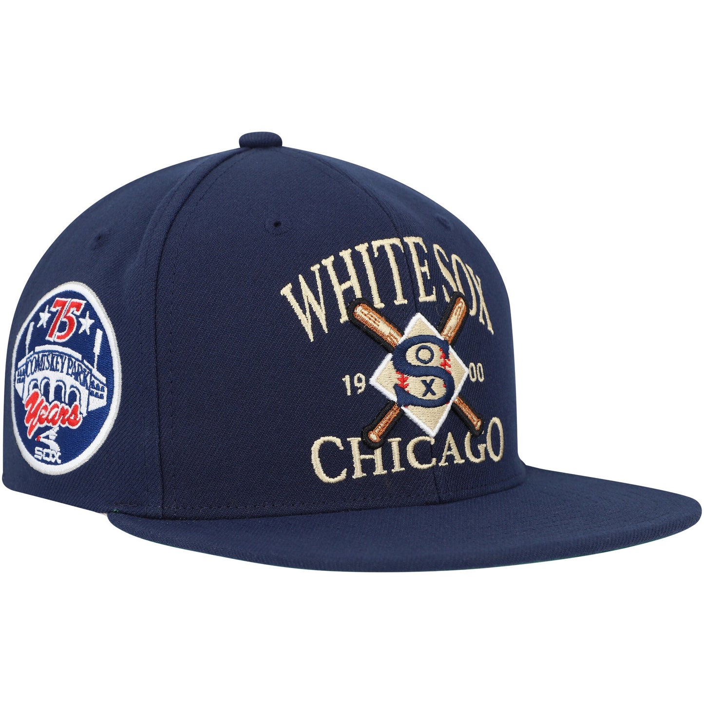 Chicago White Sox Mitchell & Ness Grand Slam Snapback Hat - Navy