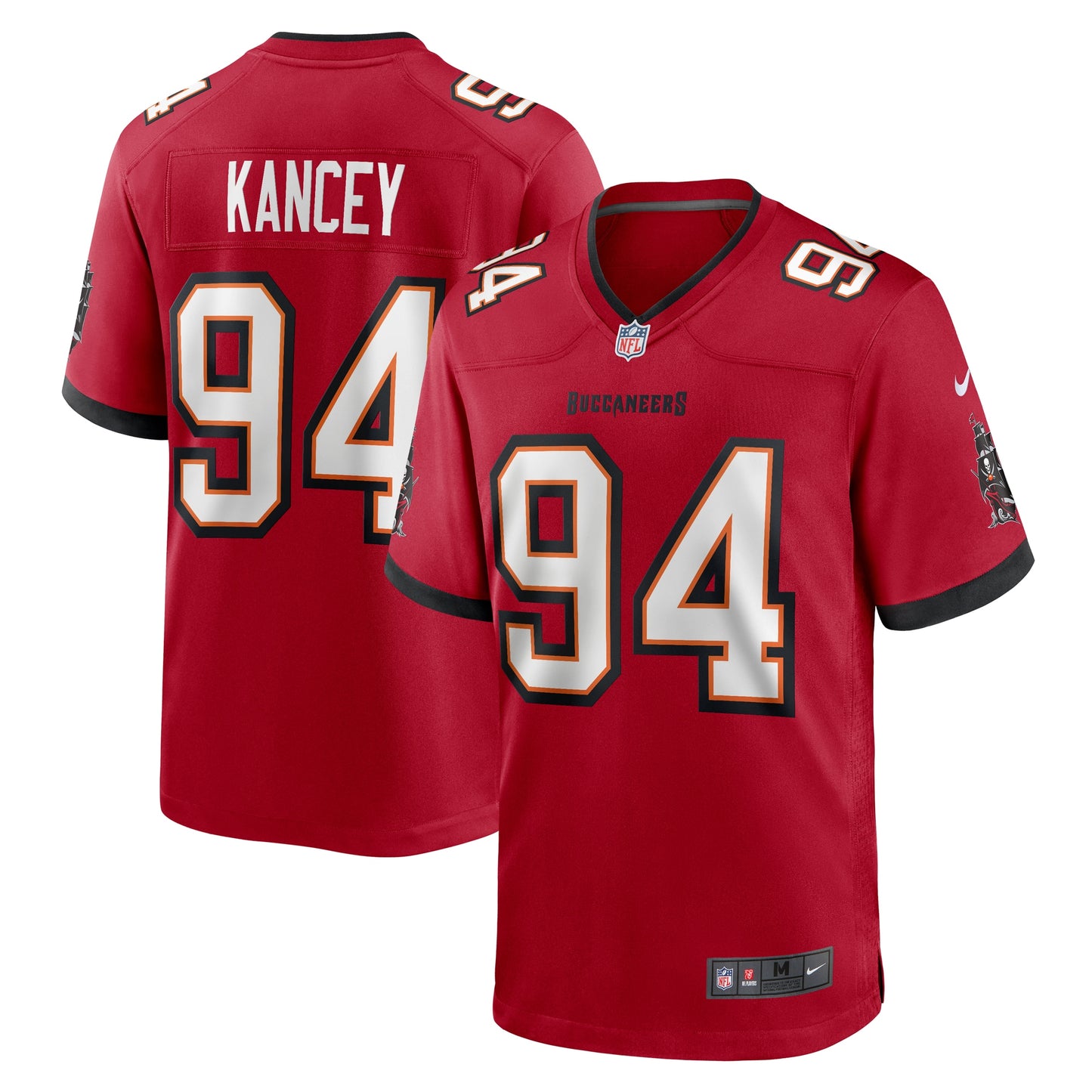 Calijah Kancey Tampa Bay Buccaneers Nike 2023 NFL Draft First Round Pick Game Jersey - Red