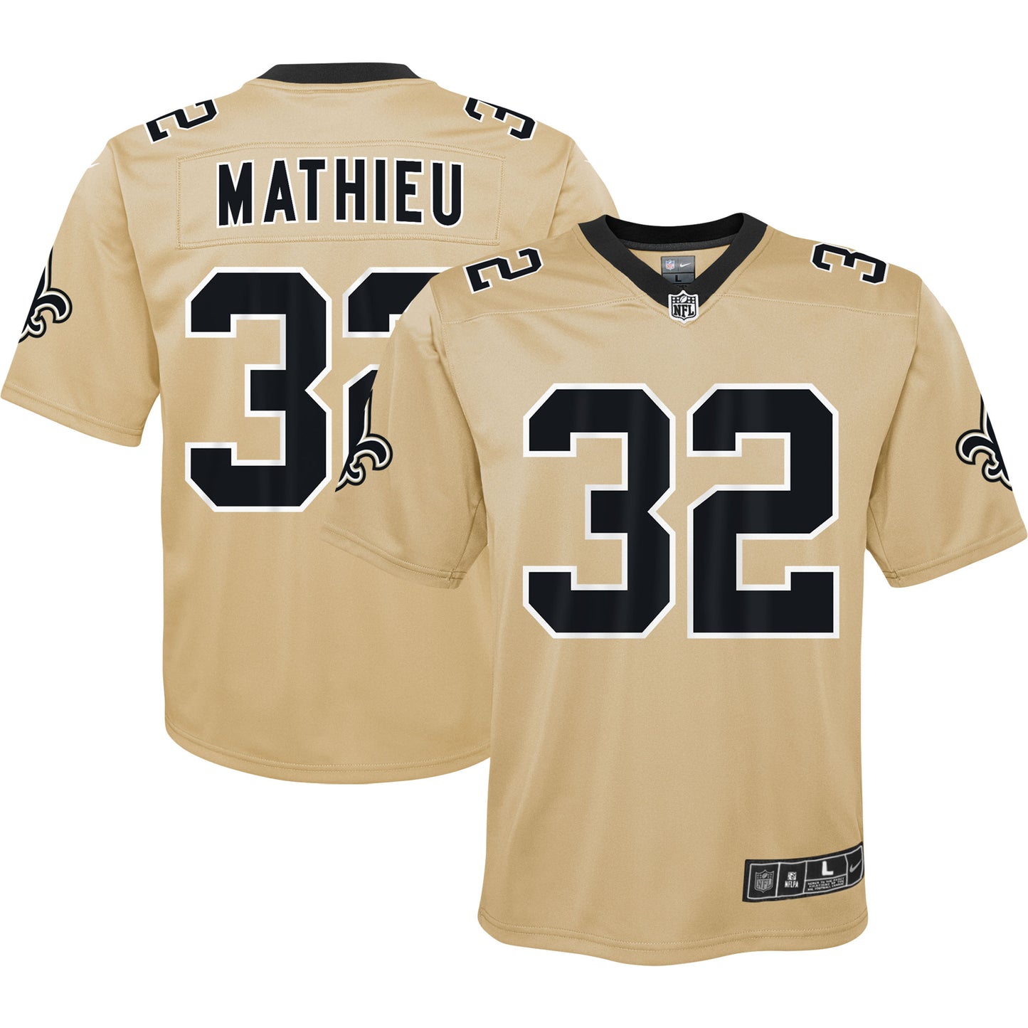 Tyrann Mathieu New Orleans Saints Nike Youth Inverted Game Jersey - Gold