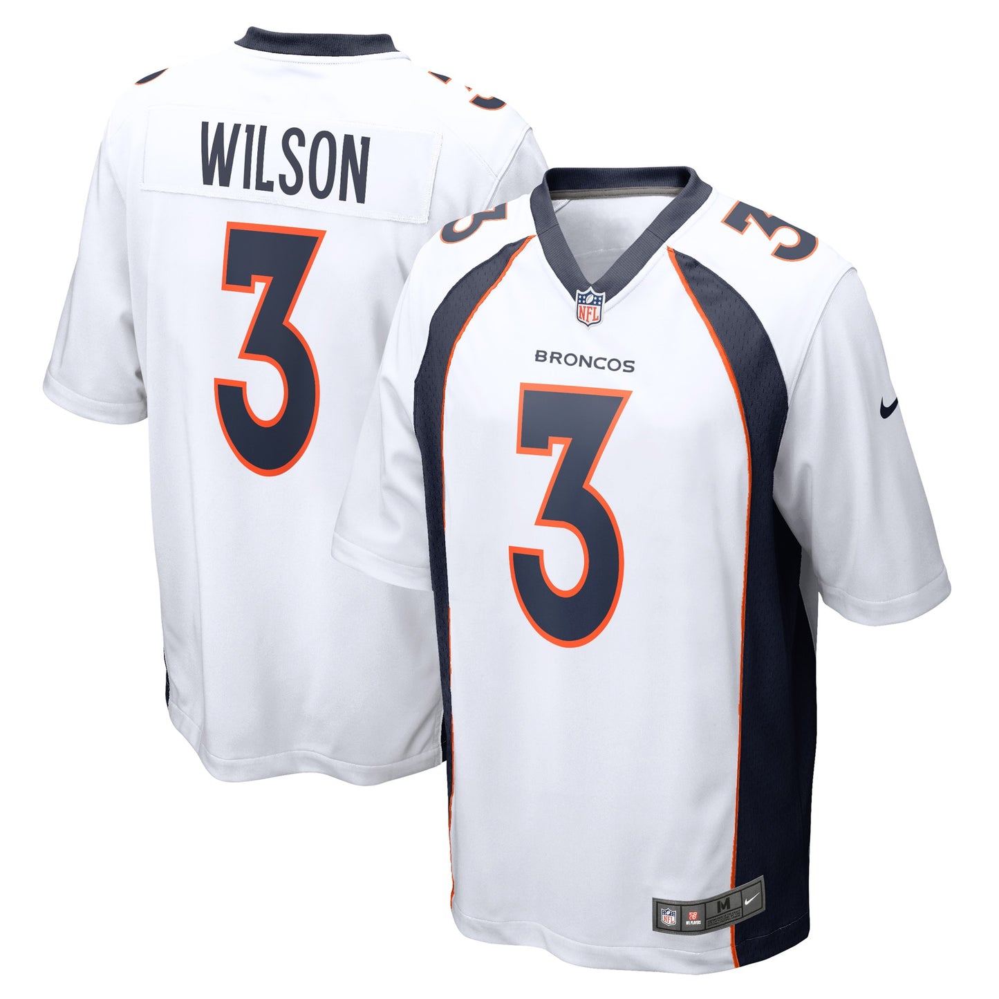 Russell Wilson Denver Broncos Nike Game Jersey - White