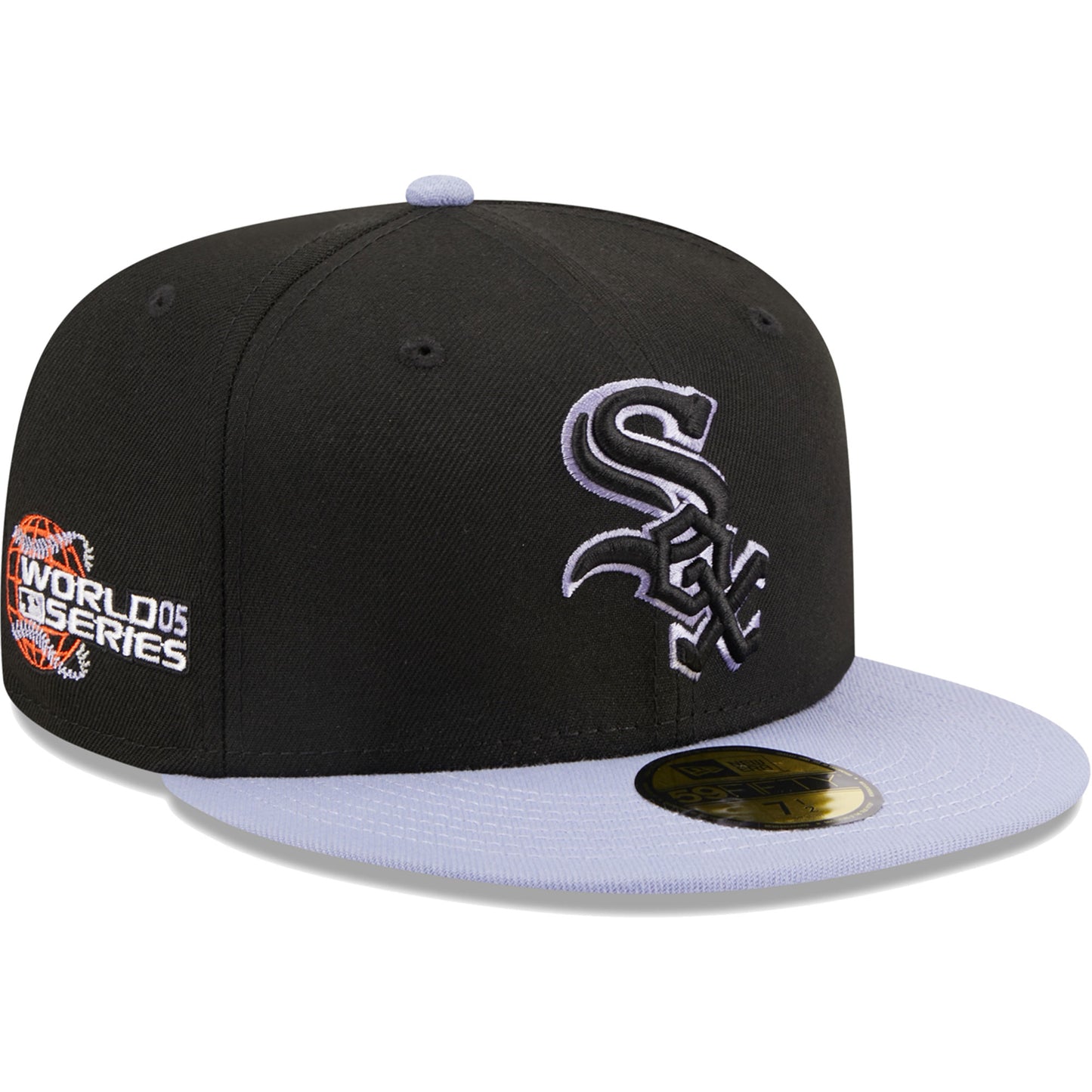 Chicago White Sox New Era Side Patch 59FIFTY Fitted Hat - Black