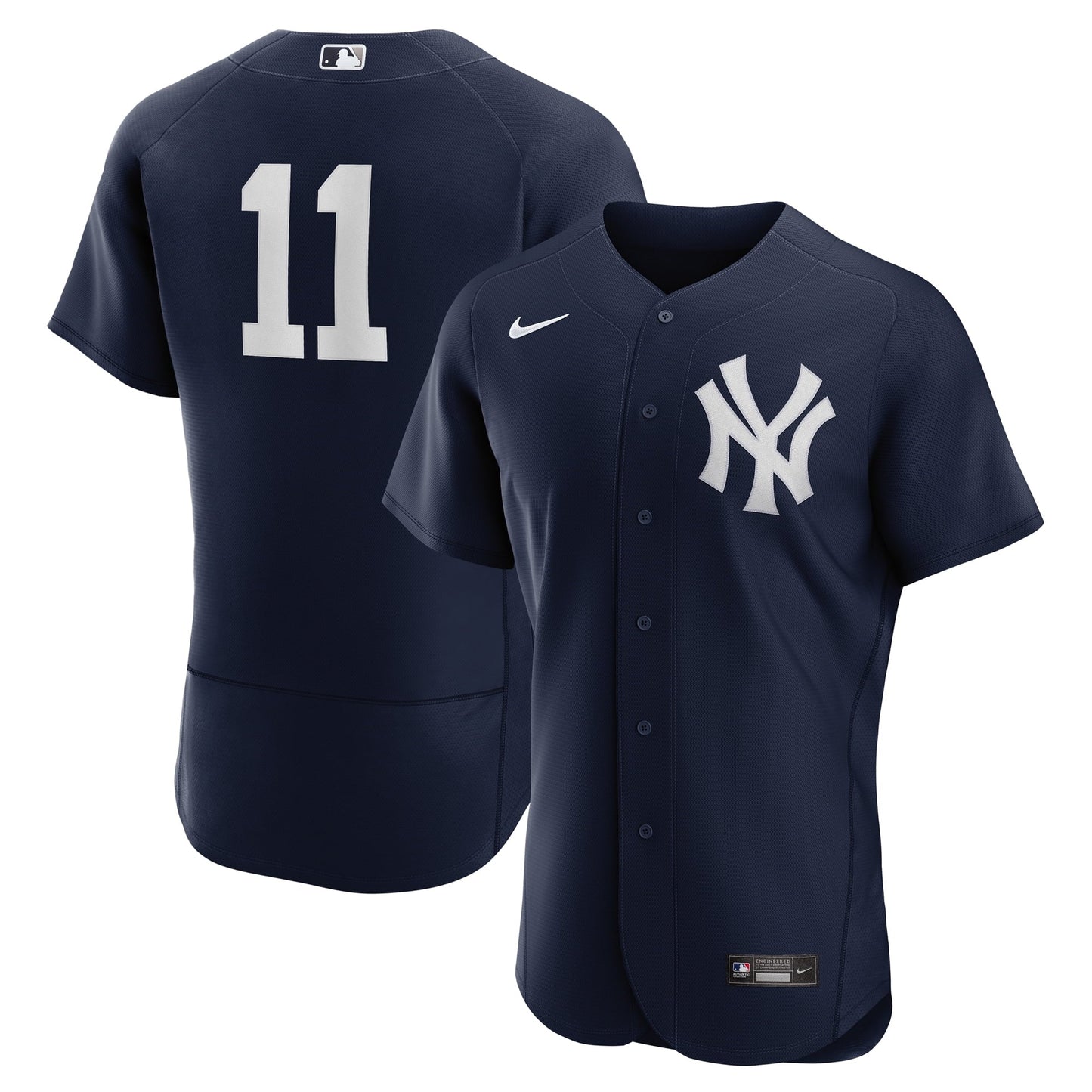 Men's Nike Anthony Volpe Navy New York Yankees Alternate Authentic Jersey