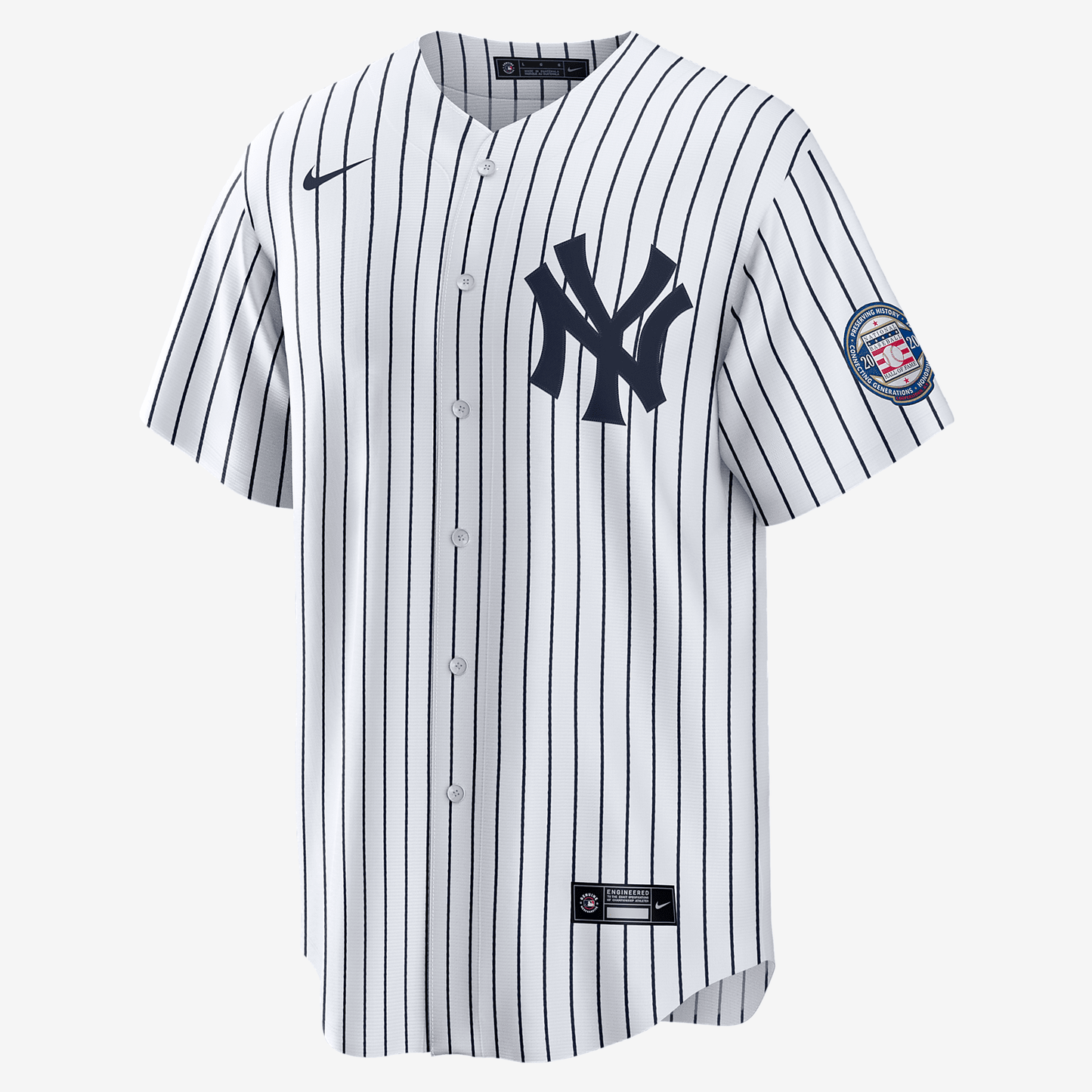 MLB New York Yankees (Derek Jeter) Men's Replica Baseball Jersey - White/Atmosphere Grey