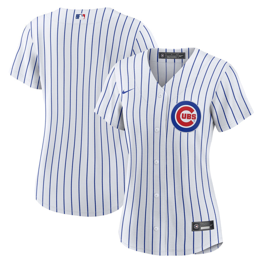 Women's Chicago Cubs White Home Replica Team Jersey