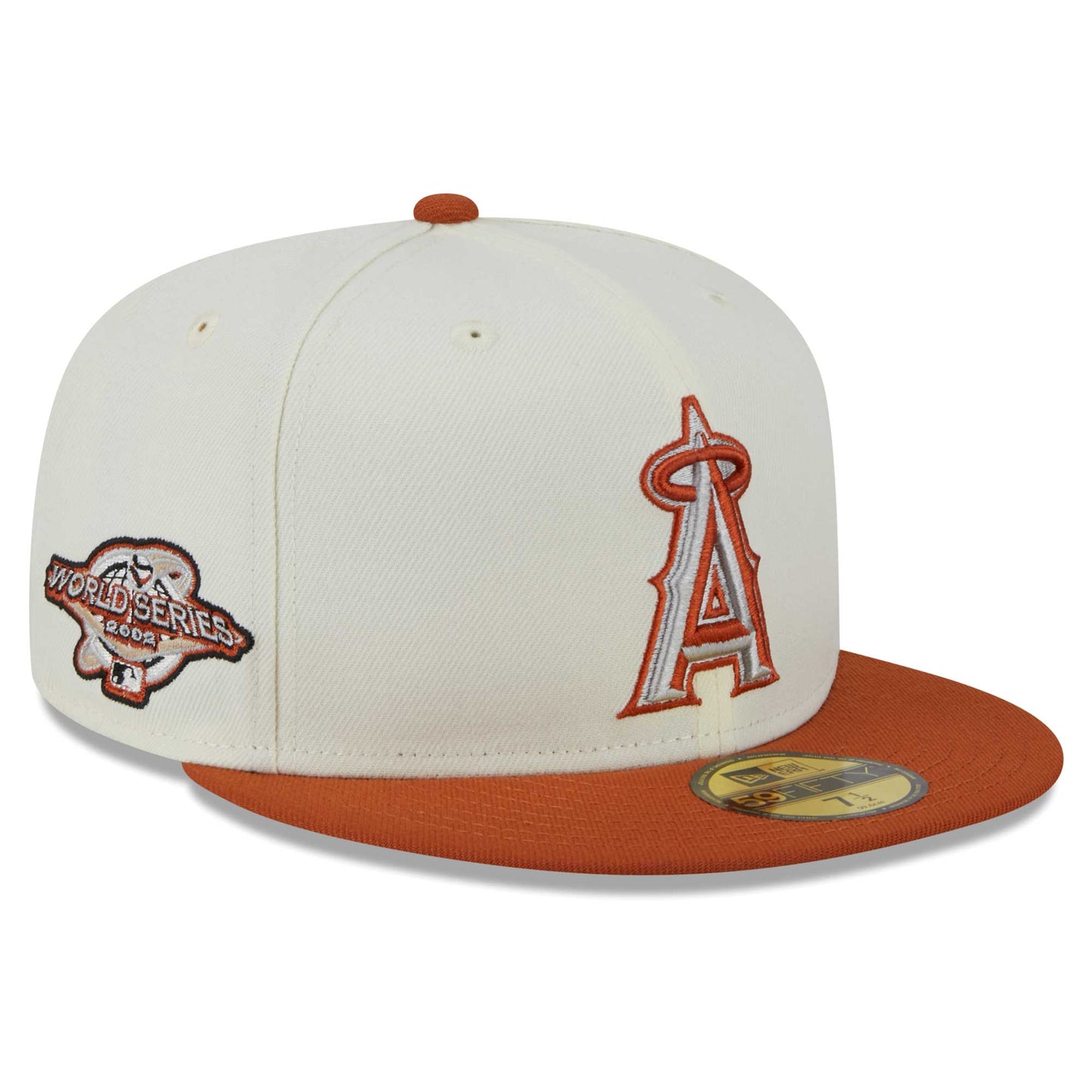 Los Angeles Angels New Era 59FIFTY Fitted Hat - Cream/Orange