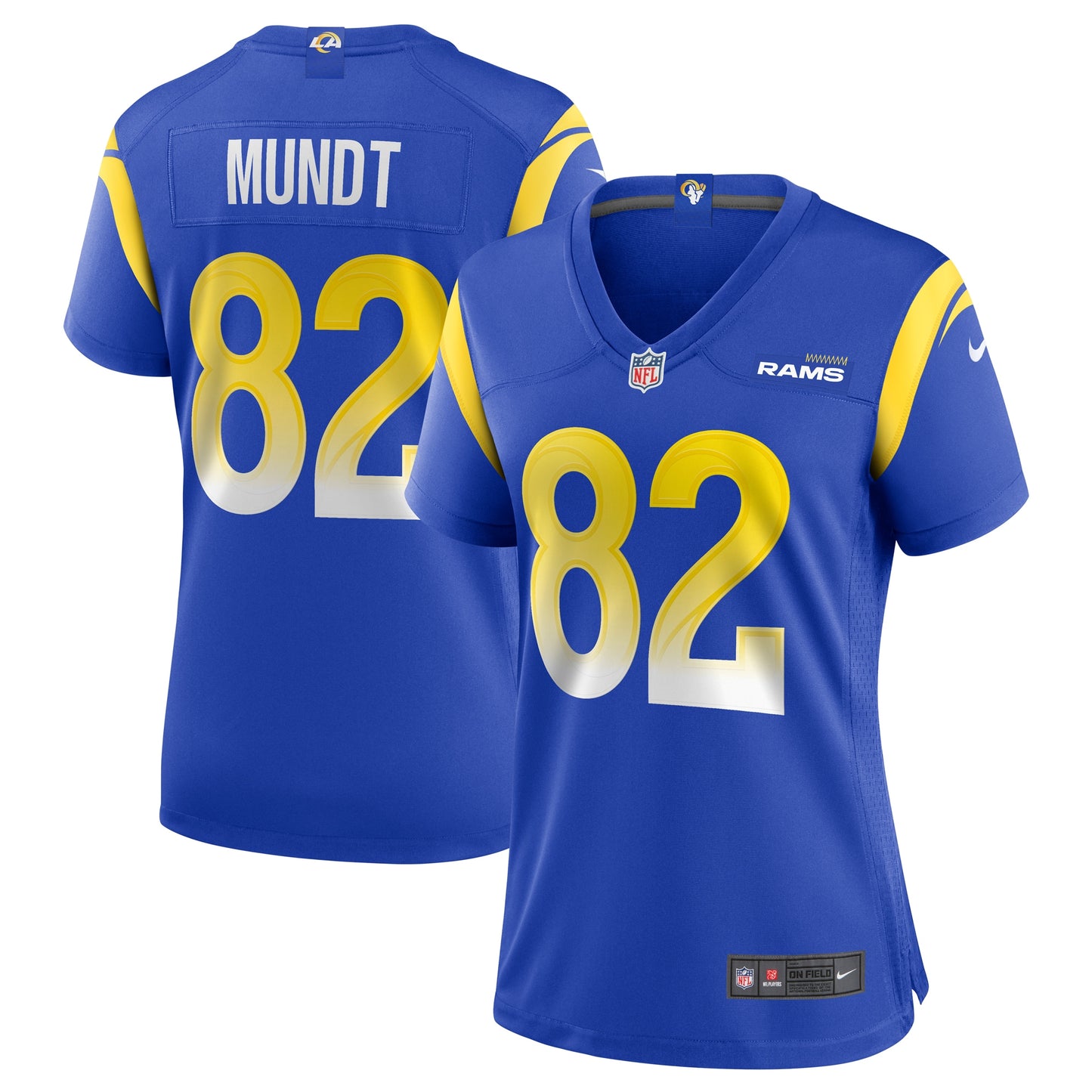 Johnny Mundt Los Angeles Rams Nike Women's Game Jersey - Royal