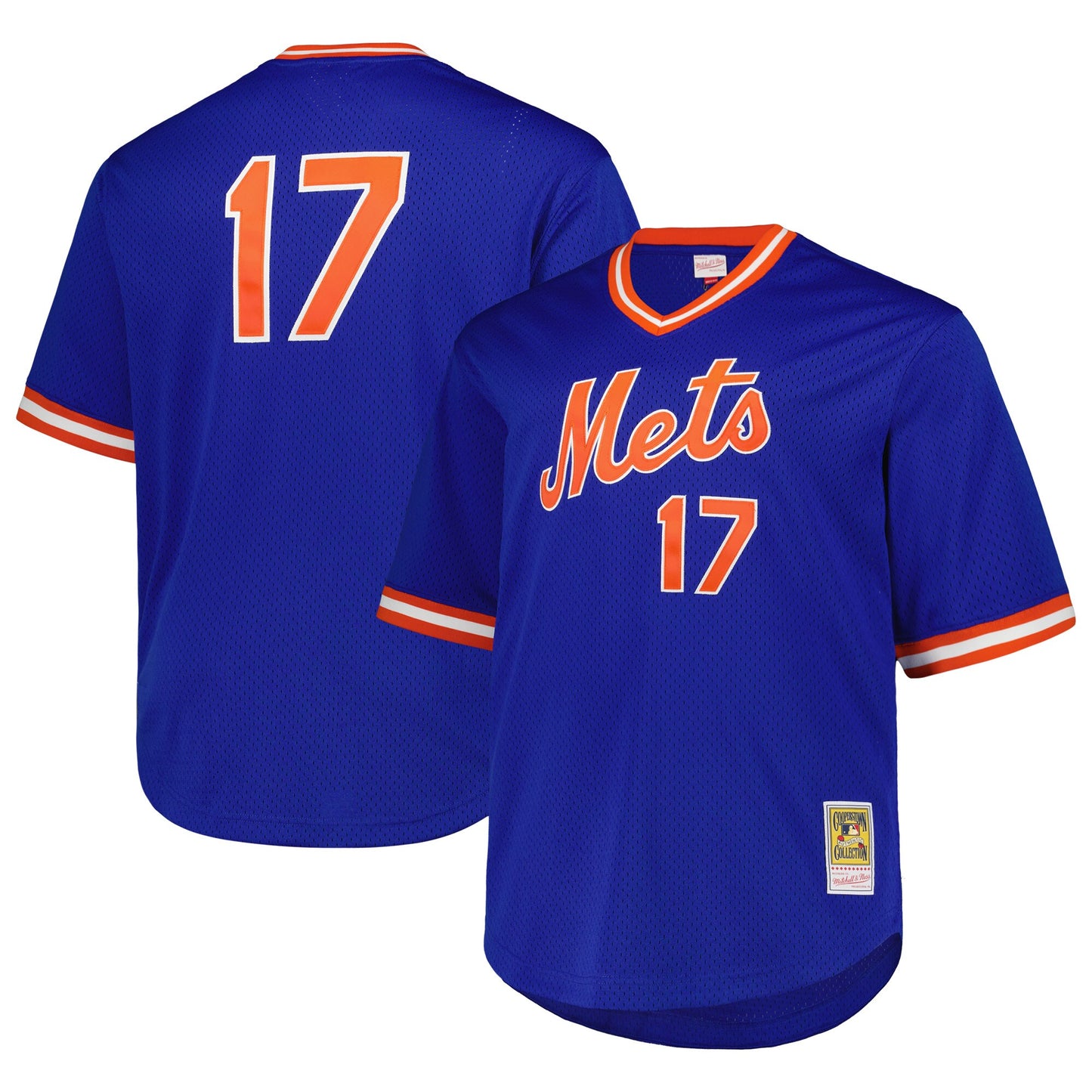 Keith Hernandez New York Mets Mitchell & Ness 1986 Cooperstown Collection Mesh Pullover Jersey - Royal