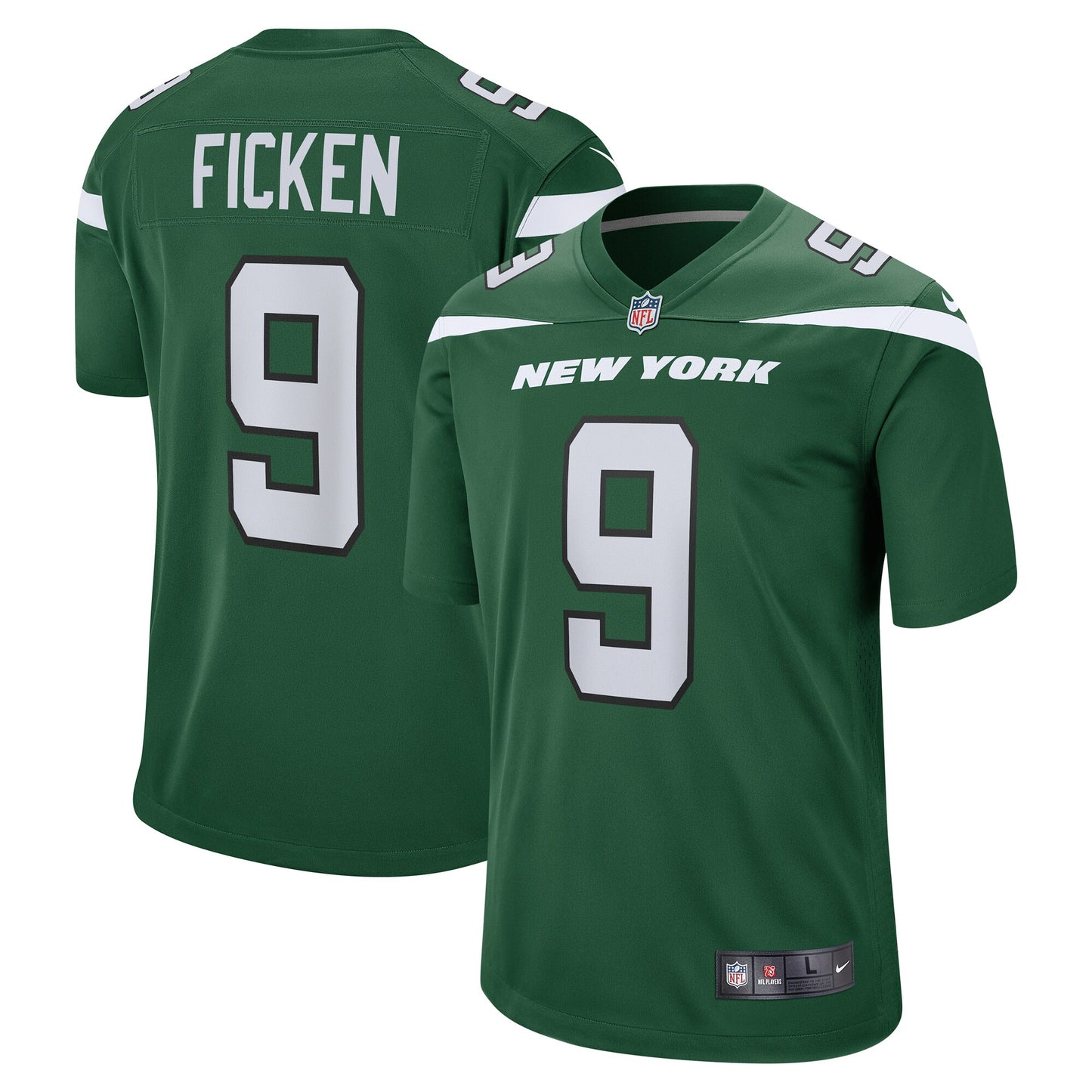 Sam Ficken New York Jets Nike Game Jersey - Gotham Green