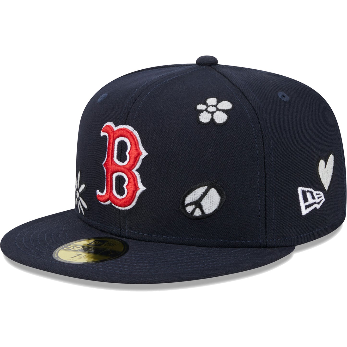 Boston Red Sox New Era Sunlight Pop 59FIFTY Fitted Hat - Navy