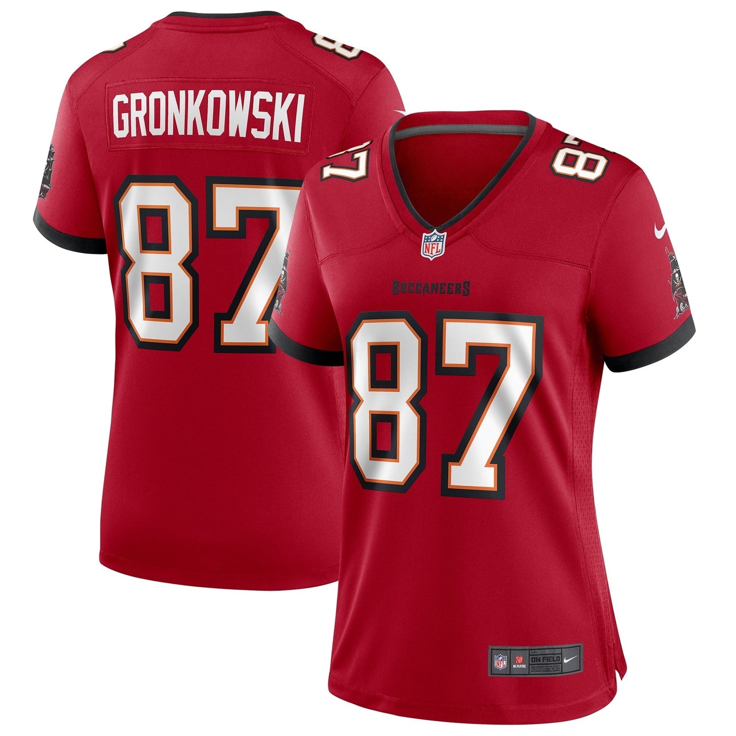 Women's Nike Rob Gronkowski Red Tampa Bay Buccaneers Game Jersey