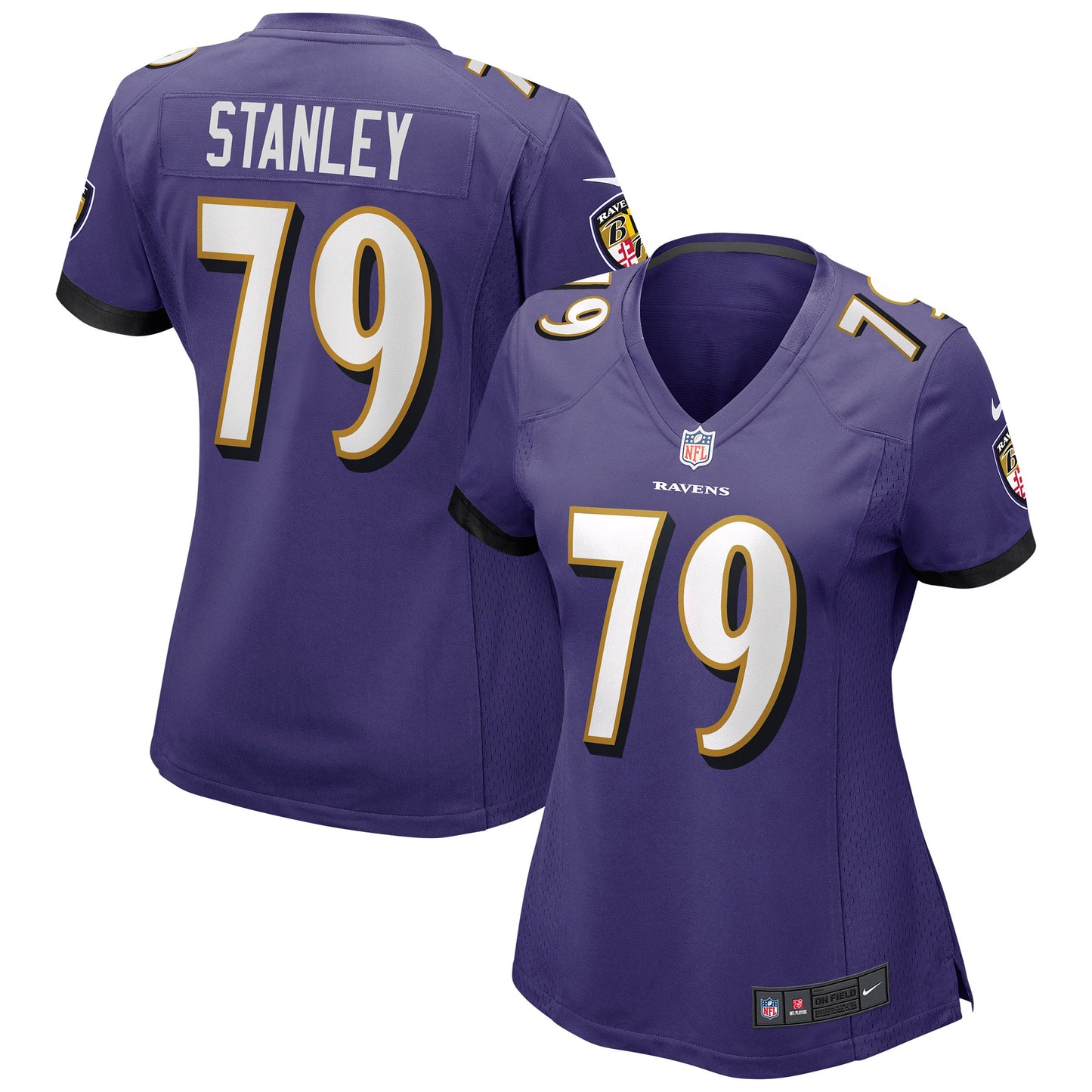 Ronnie Stanley Baltimore Ravens Nike Women's Game Jersey - Purple