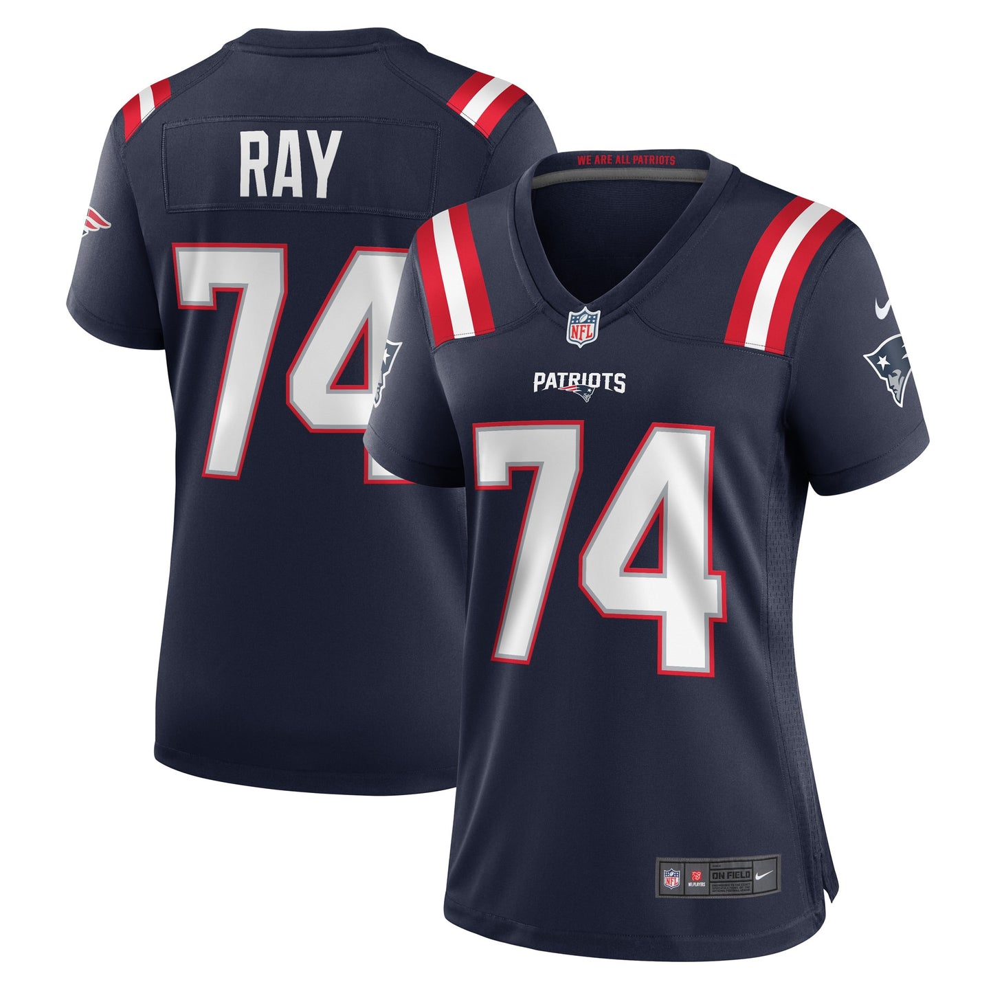 LaBryan Ray New England Patriots Nike Women's Game Player Jersey - Navy
