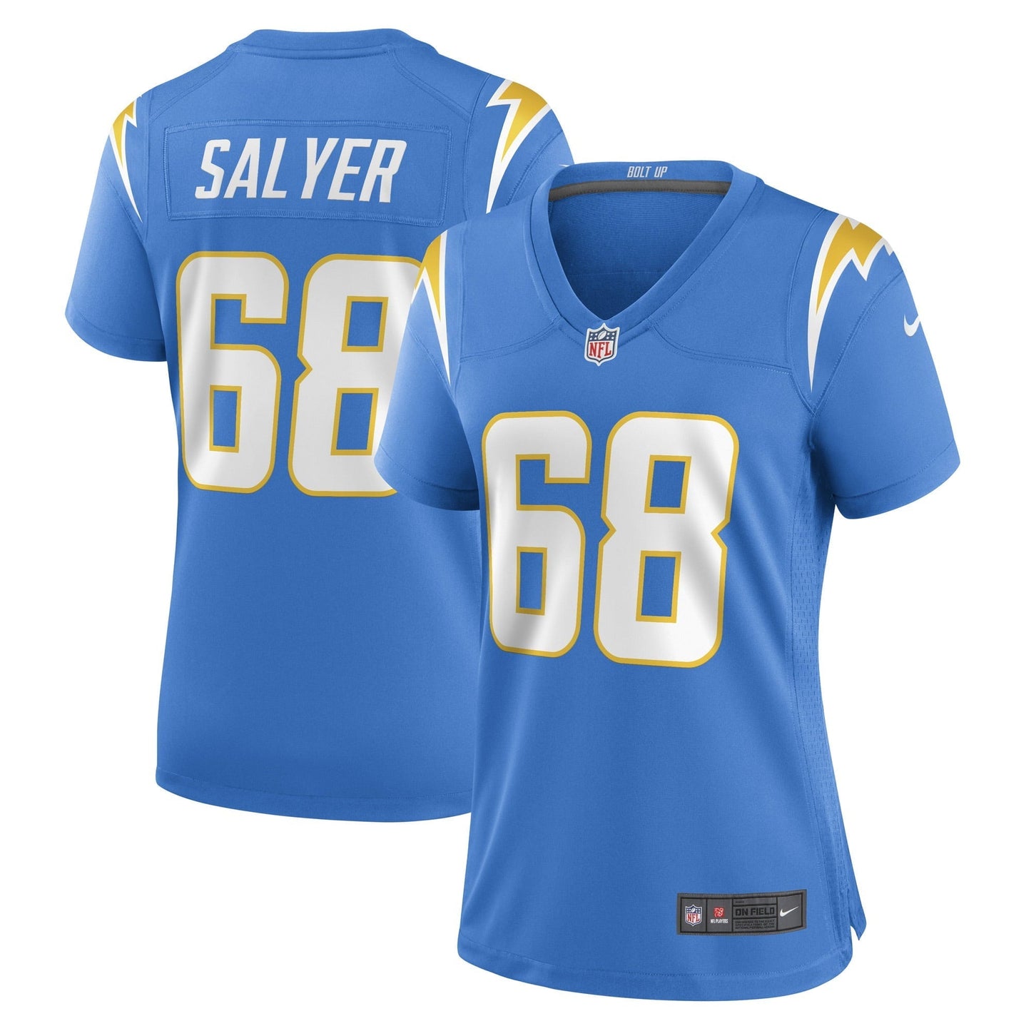 Women's Nike Jamaree Salyer Powder Blue Los Angeles Chargers Game Player Jersey
