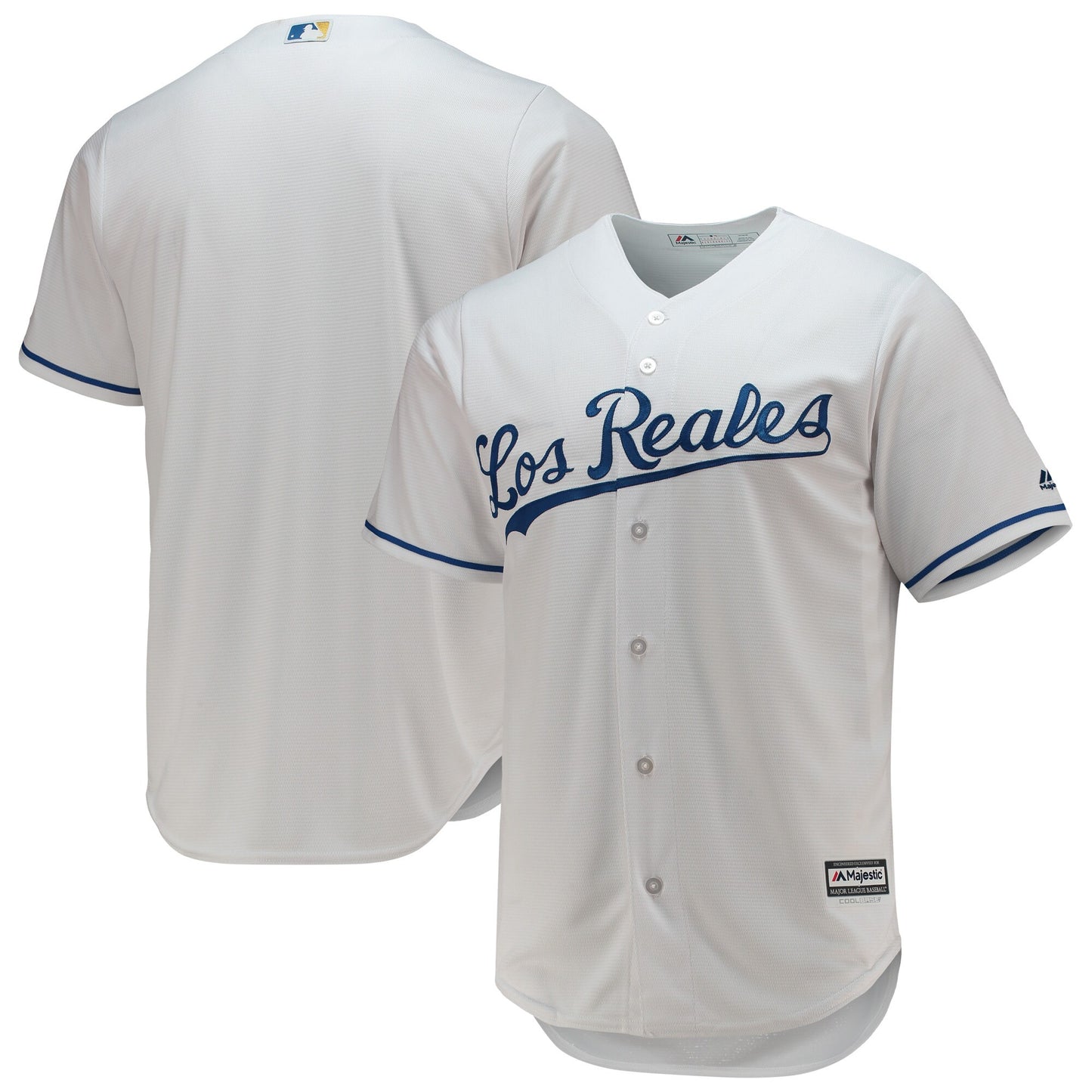 Kansas City Royals Majestic Team Official Jersey - White