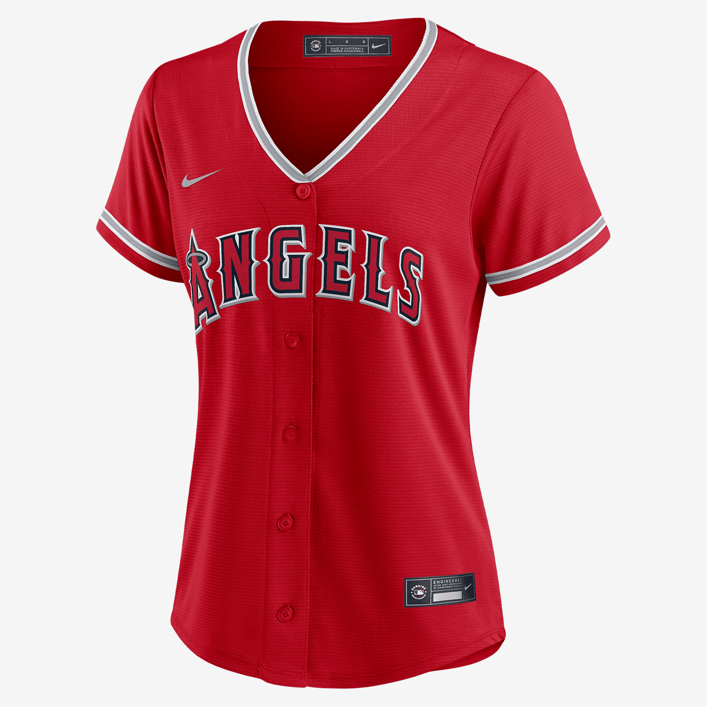 MLB Los Angeles Angels Women's Replica Baseball Jersey - University Red