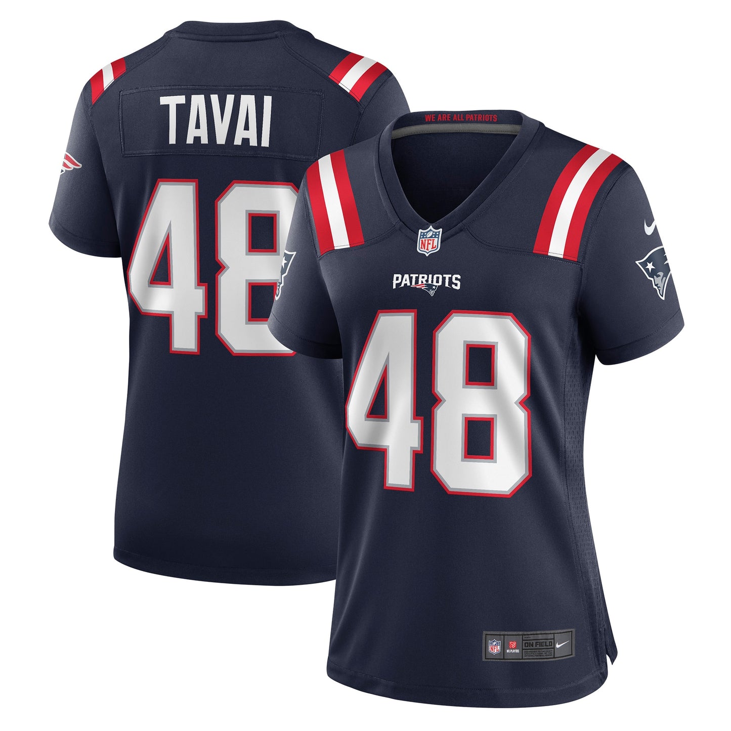 Jahlani Tavai New England Patriots Nike Women's Game Player Jersey - Navy