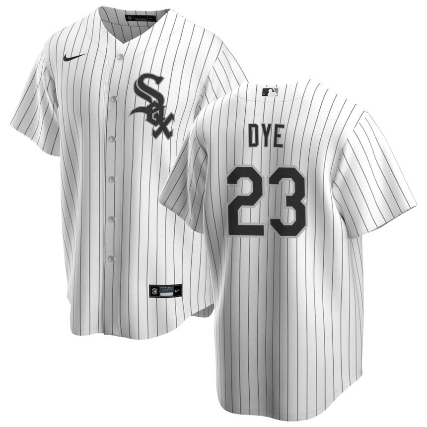 Jermaine Dye Chicago White Sox Replica Men's Home Jersey With Premium Lettering