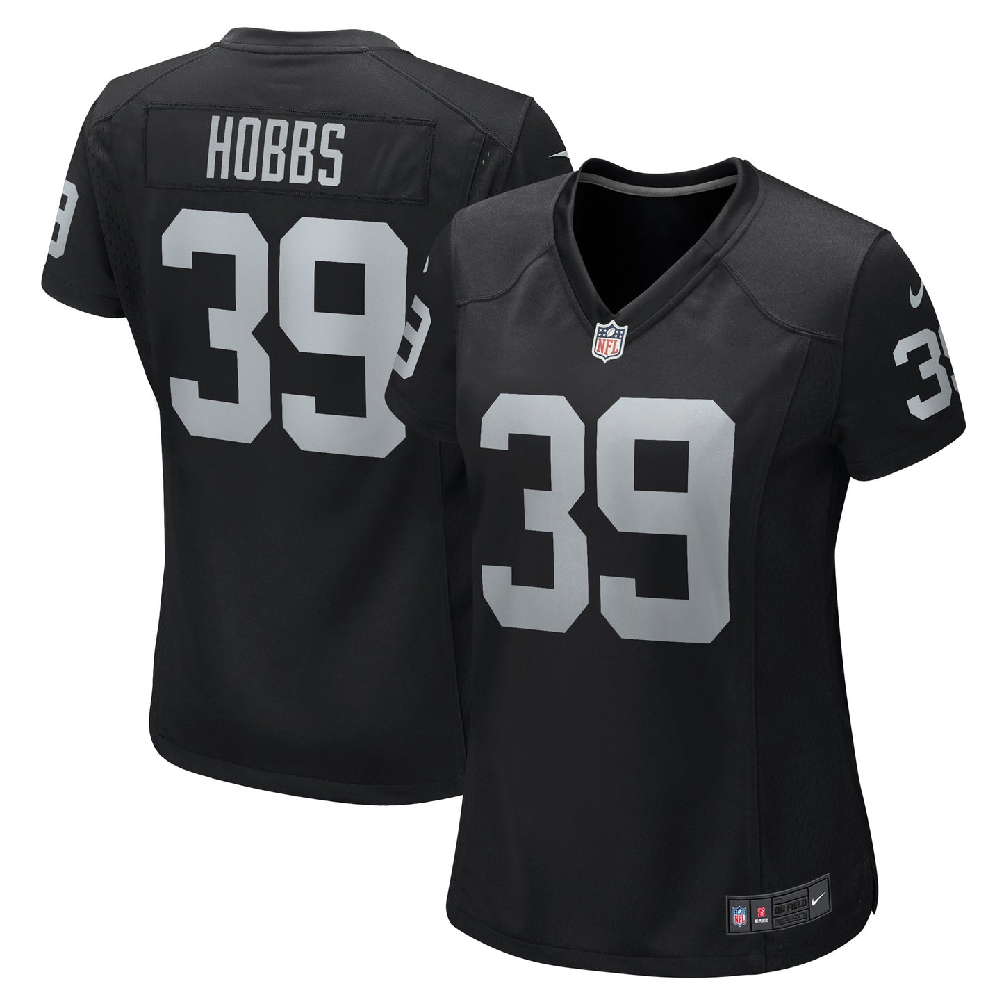Nate Hobbs Las Vegas Raiders Nike Women's Game Jersey - Black