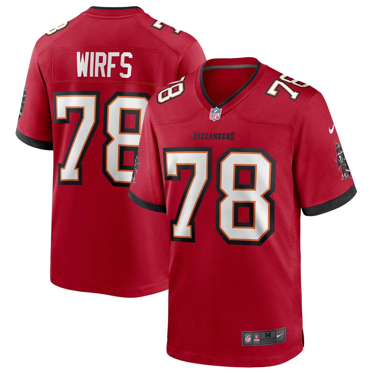 Tristan Wirfs Tampa Bay Buccaneers Nike Player Game Jersey - Red