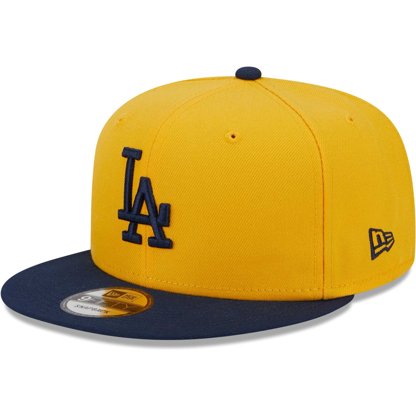 Los Angeles Dodgers New Era Two-Tone Color Pack 9FIFTY Snapback Hat - Gold