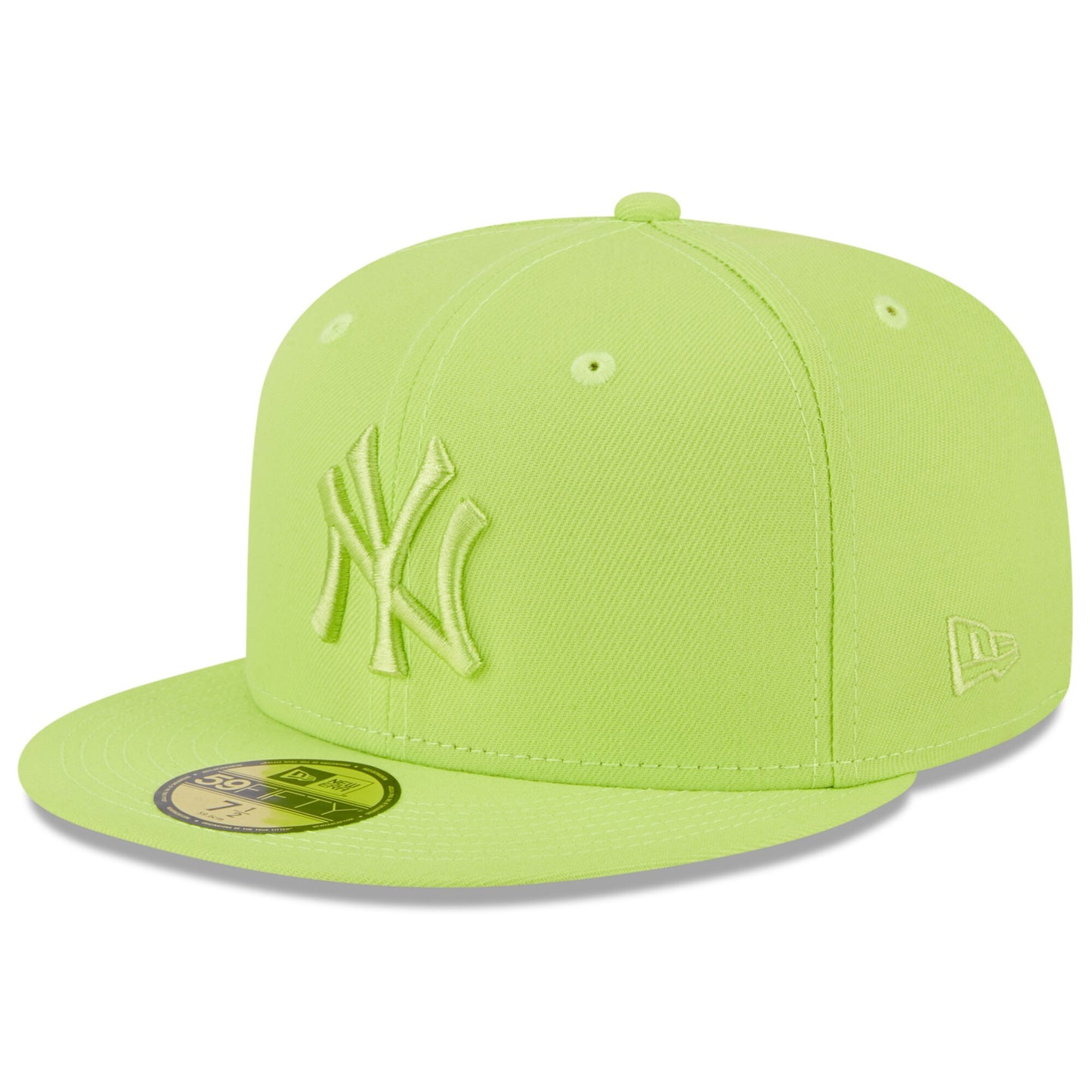 New York Yankees New Era 2023 Spring Color Basic 59FIFTY Fitted Hat - Neon Green