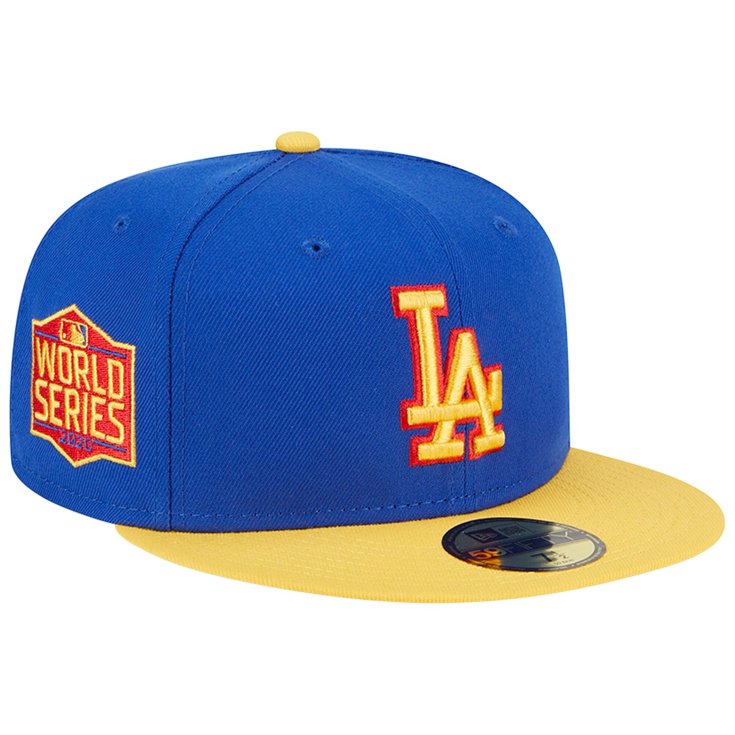 Los Angeles Dodgers New Era Empire 59FIFTY Fitted Hat - Royal/Yellow