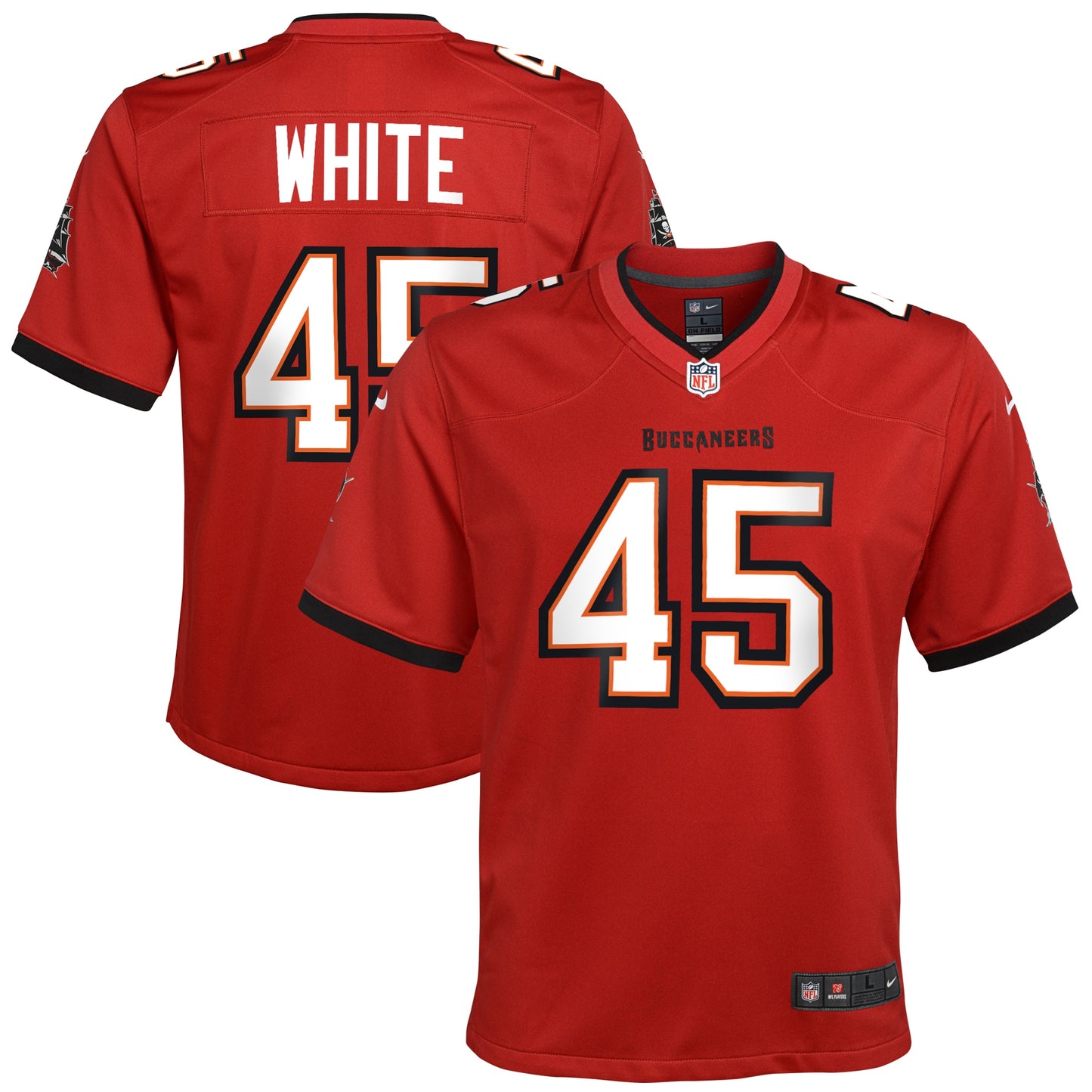 Devin White Tampa Bay Buccaneers Nike Youth Game Jersey - Red