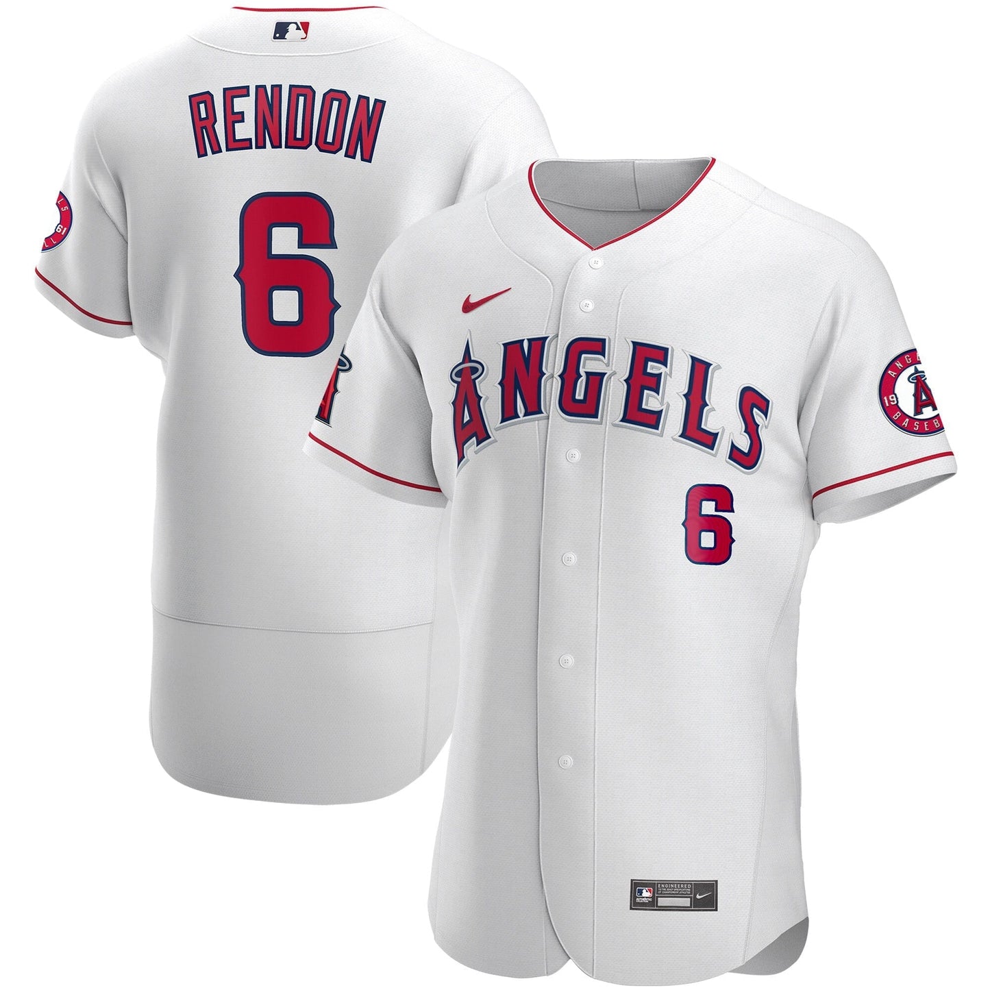 Men's Nike Anthony Rendon White Los Angeles Angels Authentic Player Jersey
