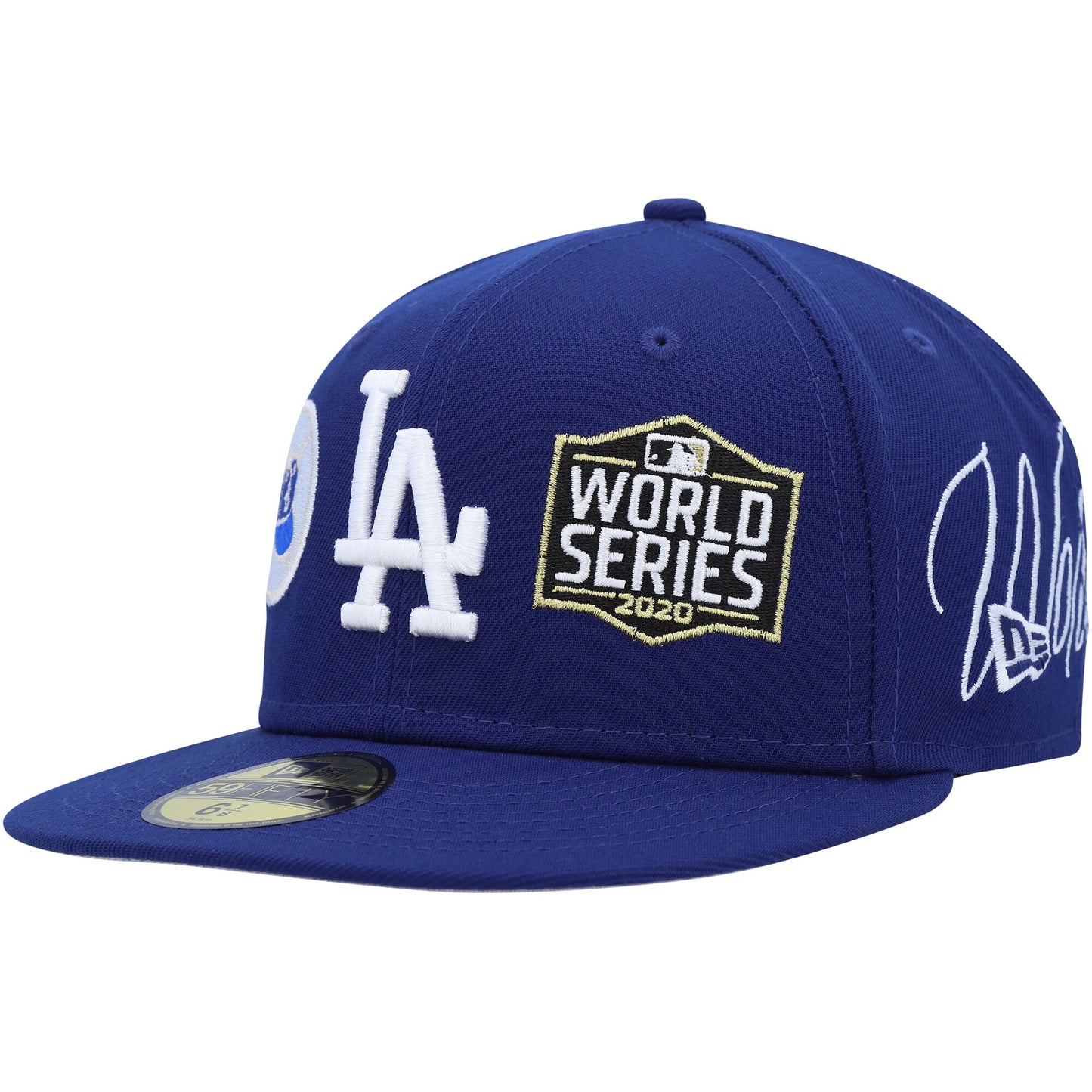 Los Angeles Dodgers New Era Historic World Series Champions 59FIFTY Fitted Hat - Royal