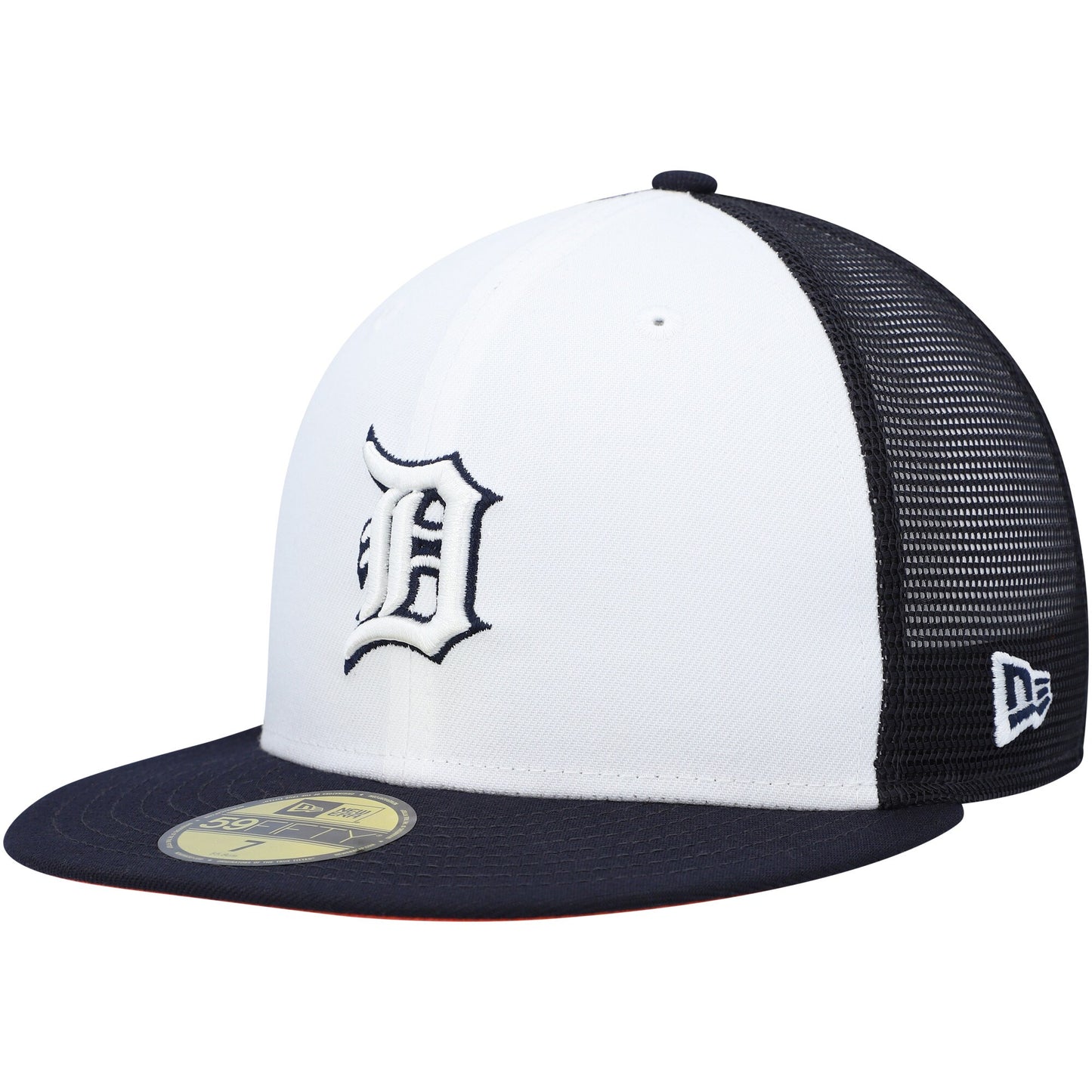 Detroit Tigers New Era 2023 On-Field Batting Practice 59FIFTY Fitted Hat - White/Navy