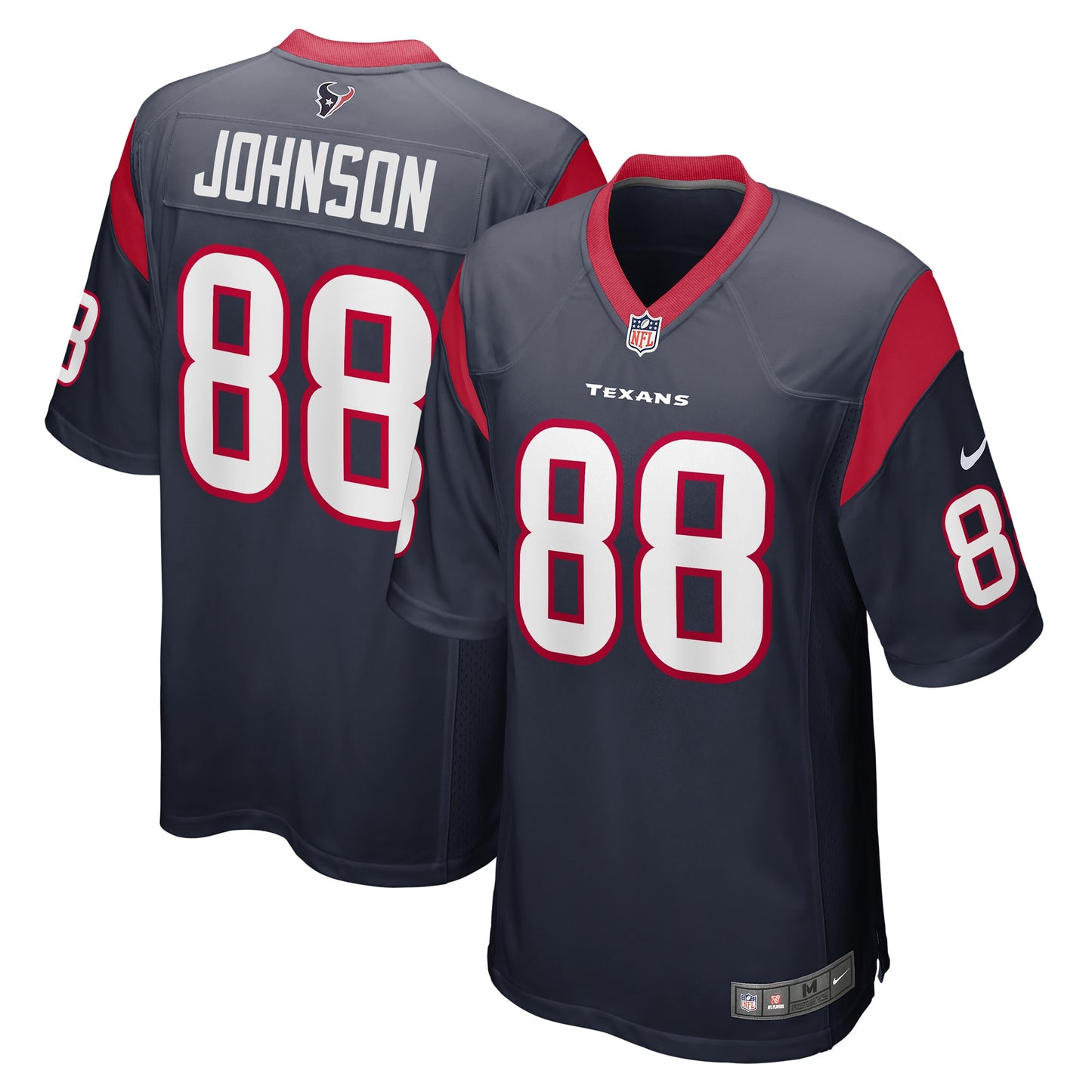 Johnny Johnson Houston Texans Nike Team Game Jersey - Navy
