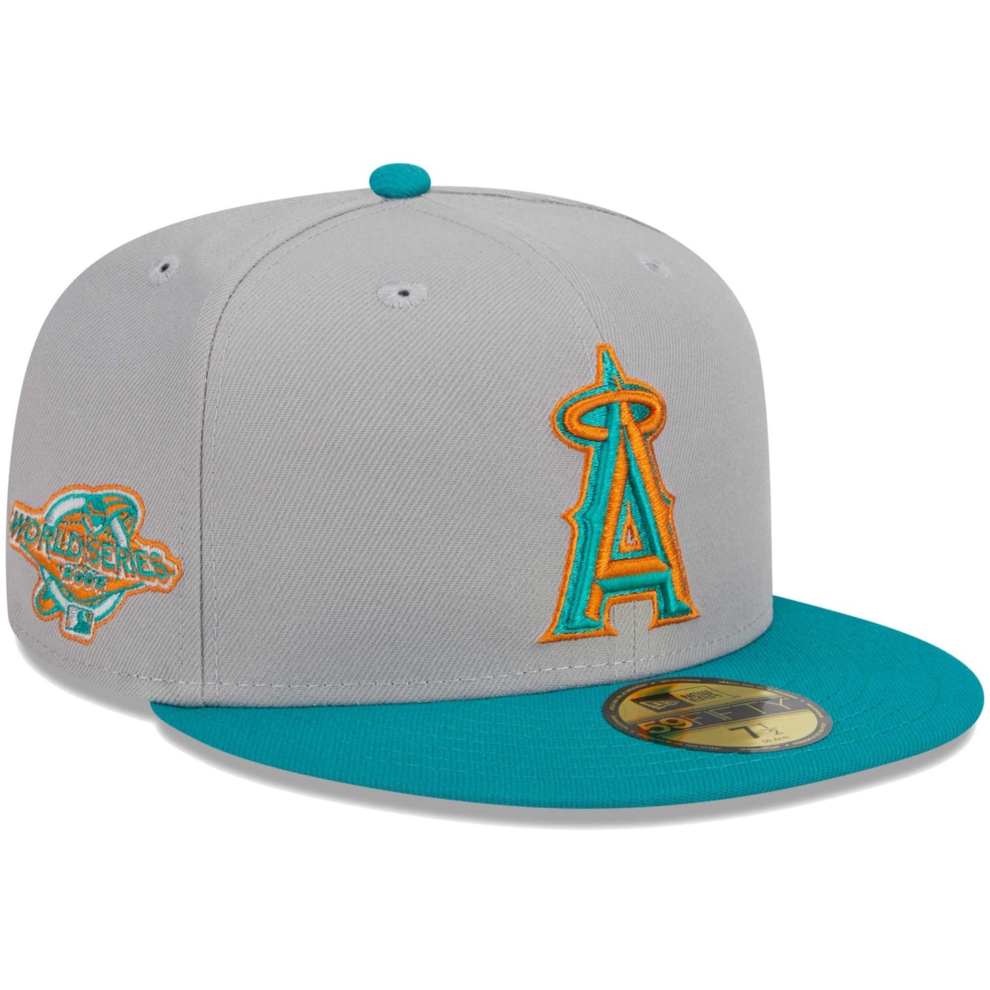Los Angeles Angels New Era 59FIFTY Fitted Hat - Gray/Teal