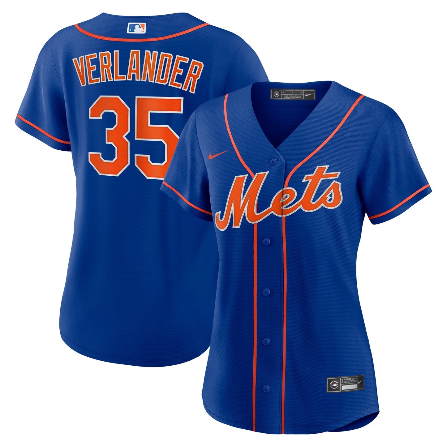 Women's Nike Justin Verlander Royal New York Mets Alternate Replica Player Jersey