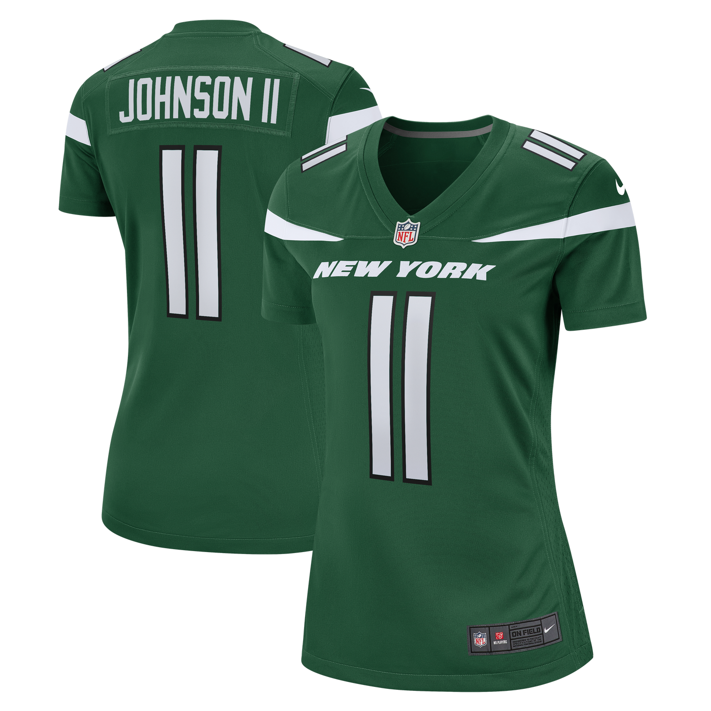 Jermaine Johnson II New York Jets Nike Women's Game Jersey - Gotham Green