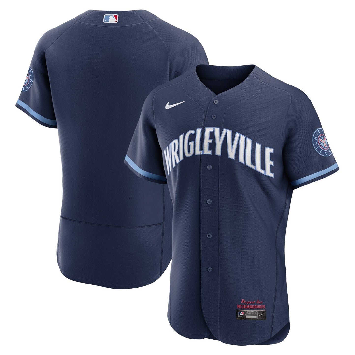 Chicago Cubs Nike City Connect Authentic Jersey - Navy