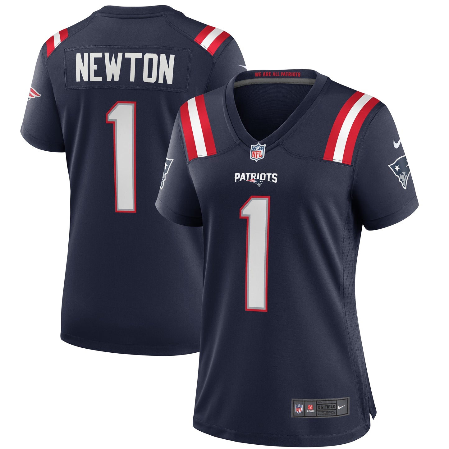 Cam Newton New England Patriots Nike Women's Game Jersey - Navy