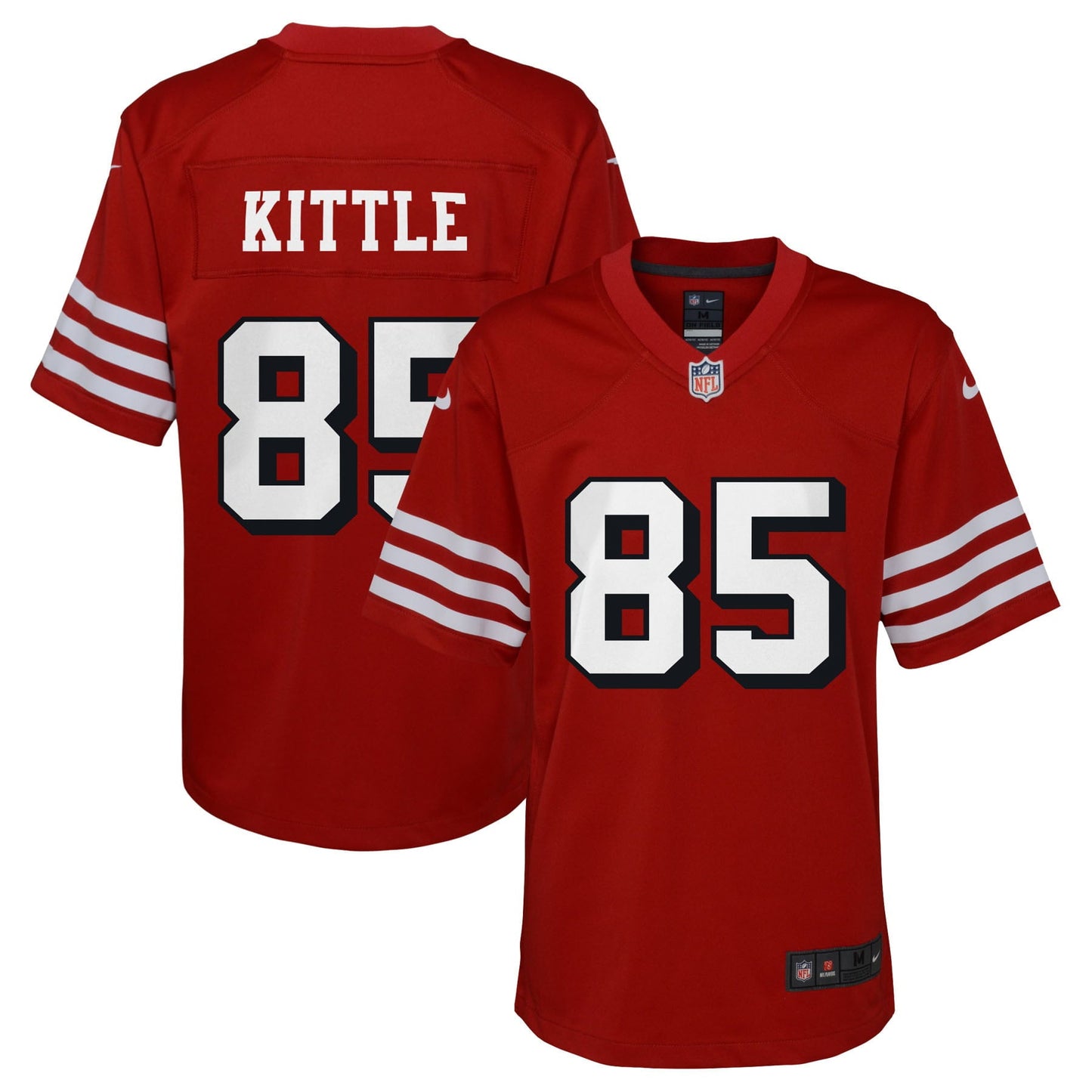 Youth Nike George Kittle Scarlet San Francisco 49ers Game Jersey