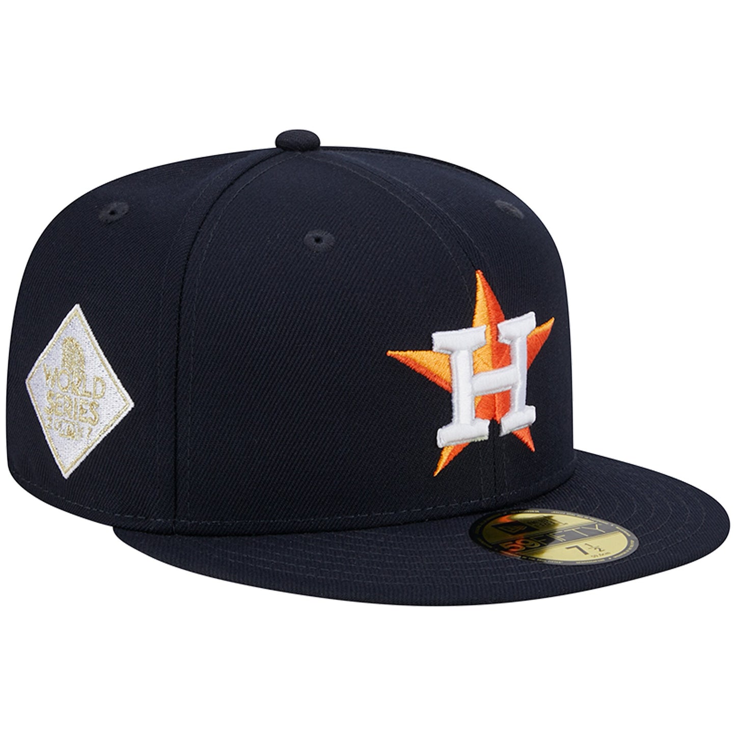 Houston Astros New Era 2017 World Series Team Color 59FIFTY Fitted Hat - Navy