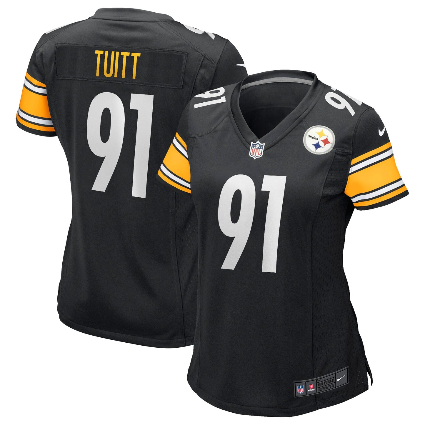 Stephon Tuitt Pittsburgh Steelers Nike Women's Game Jersey - Black