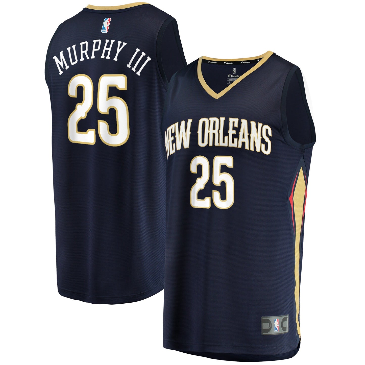 Trey Murphy III New Orleans Pelicans Fanatics Branded 2021/22 Fast Break Replica Jersey - Icon Edition - Navy