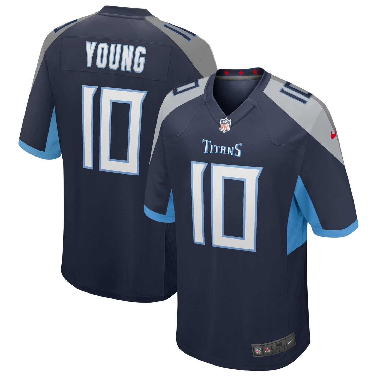 Vince Young Tennessee Titans Nike Game Retired Player Jersey - Navy