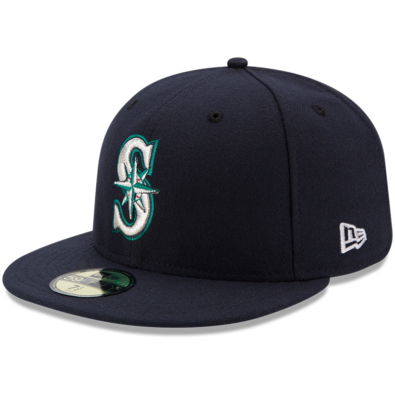 Seattle Mariners New Era Authentic Collection On Field 59FIFTY Fitted Hat - Navy