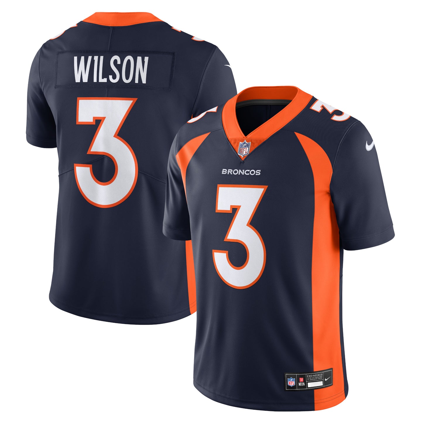 Russell Wilson Denver Broncos Nike Vapor Untouchable Limited Jersey - Navy