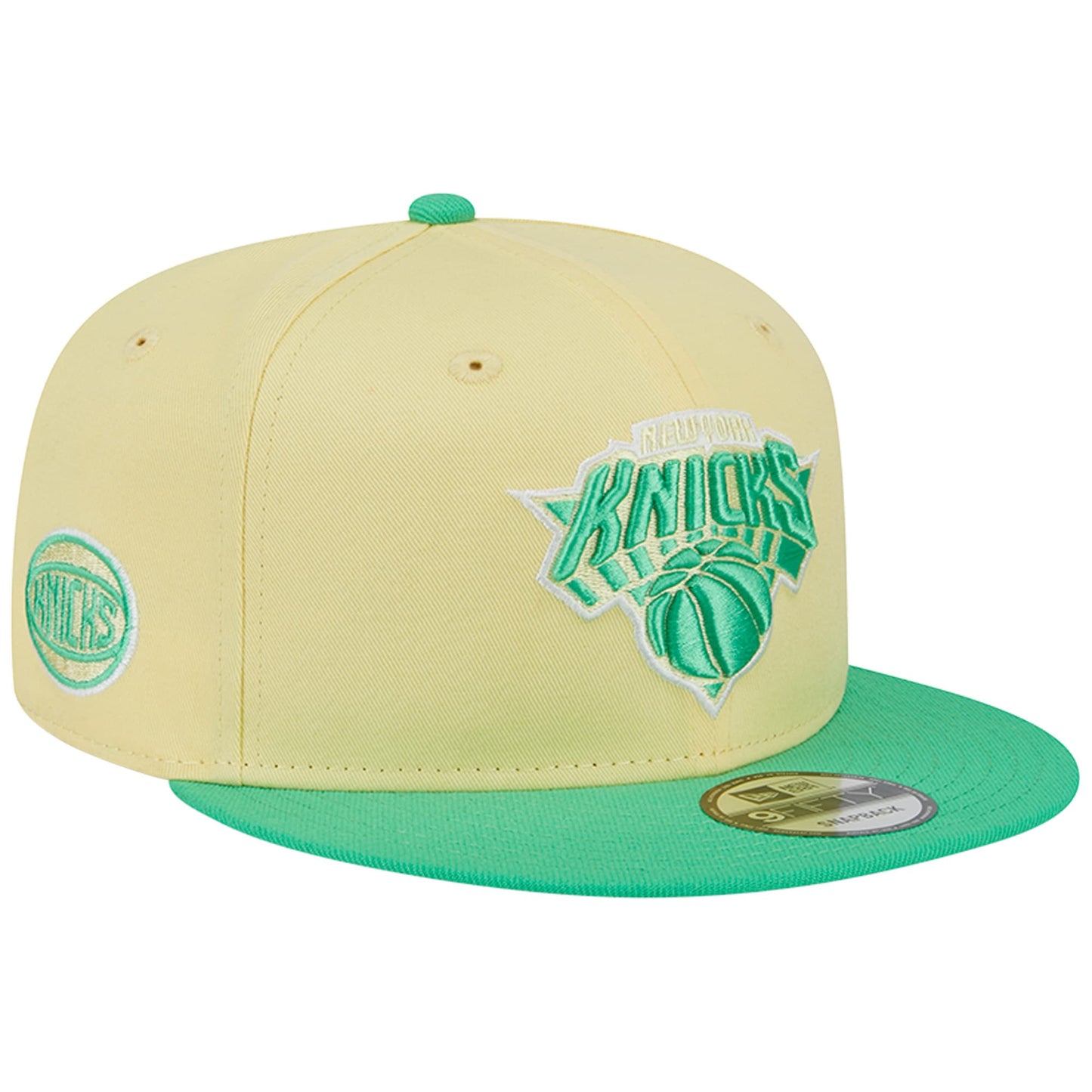 New York Knicks New Era 9FIFTY Hat - Yellow/Green