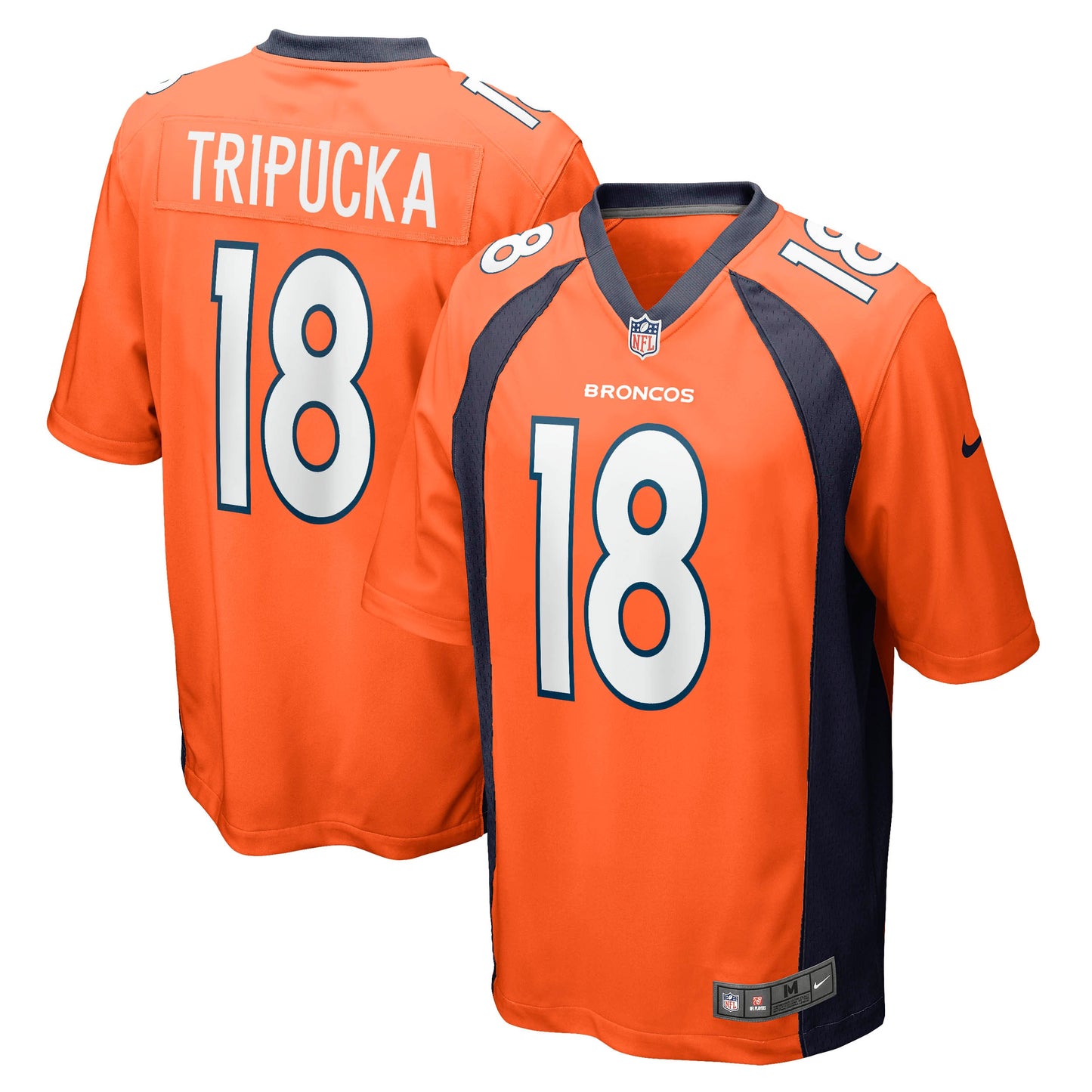 Frank Tripucka Denver Broncos Nike Retired Player Jersey - Orange