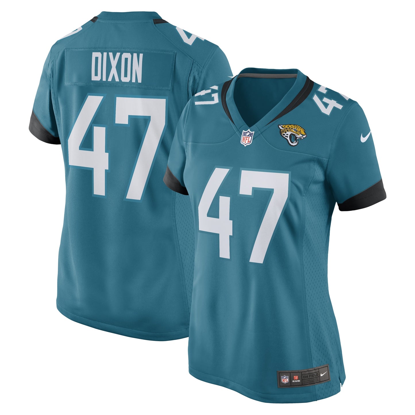 De'Shaan Dixon Jacksonville Jaguars Nike Women's Game Player Jersey - Teal