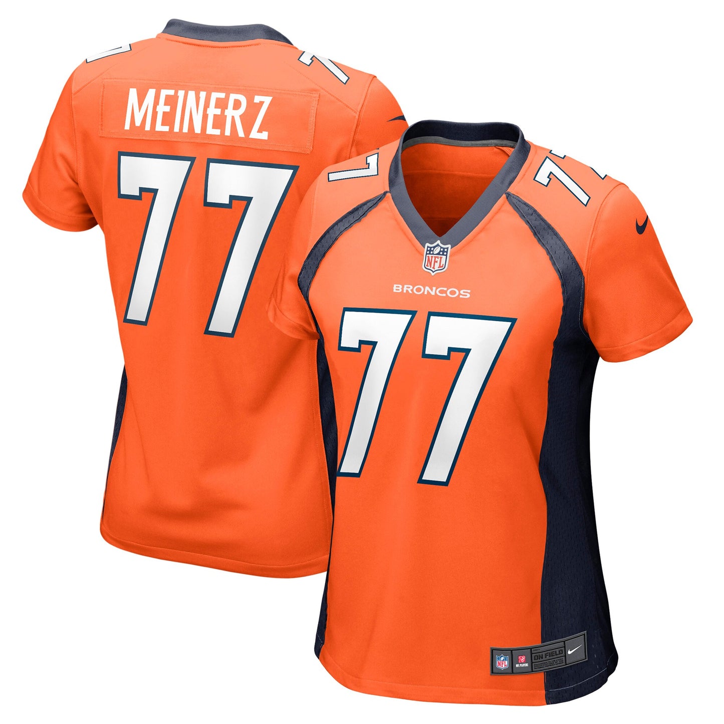 Quinn Meinerz Denver Broncos Nike Women's Game Jersey - Orange