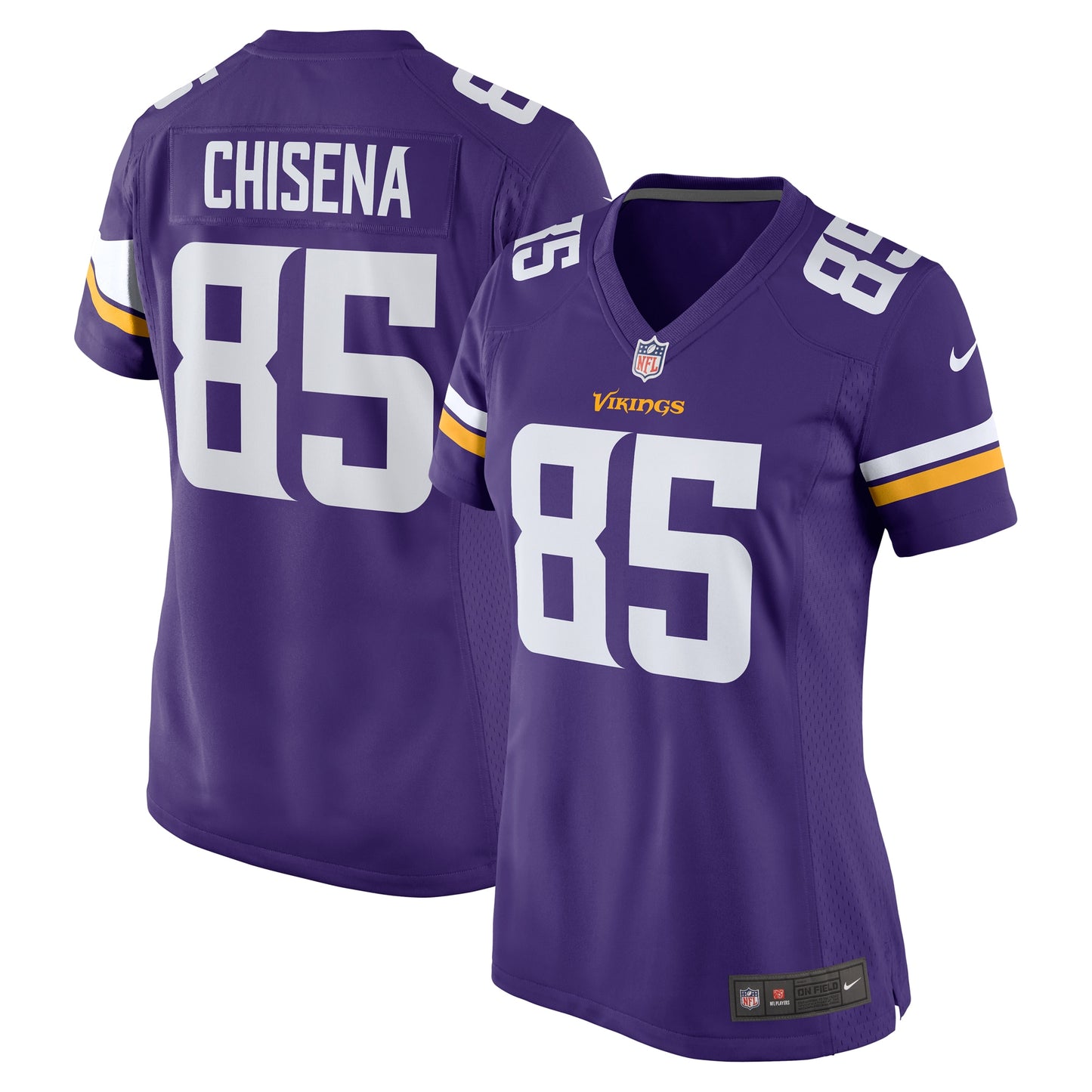 Dan Chisena Minnesota Vikings Nike Women's Game Jersey - Purple