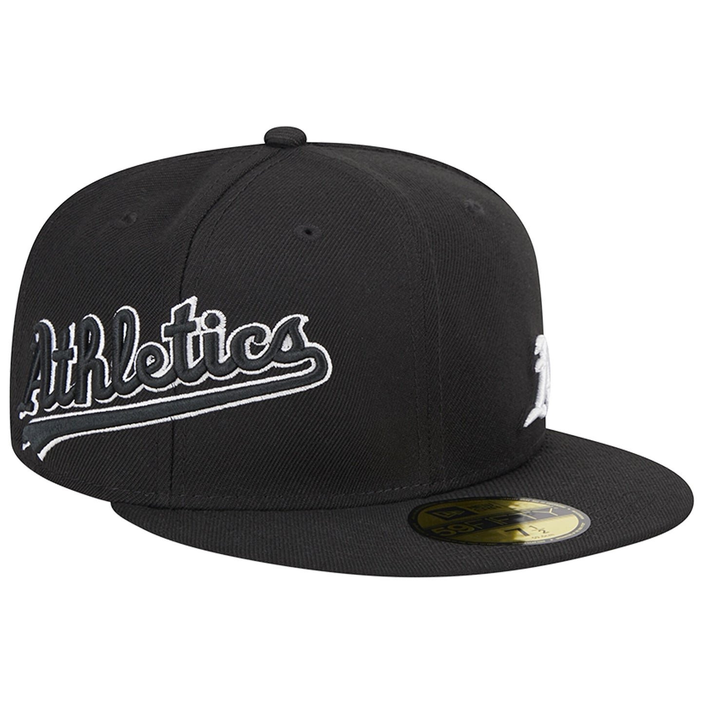 Oakland Athletics New Era Jersey 59FIFTY Fitted Hat - Black